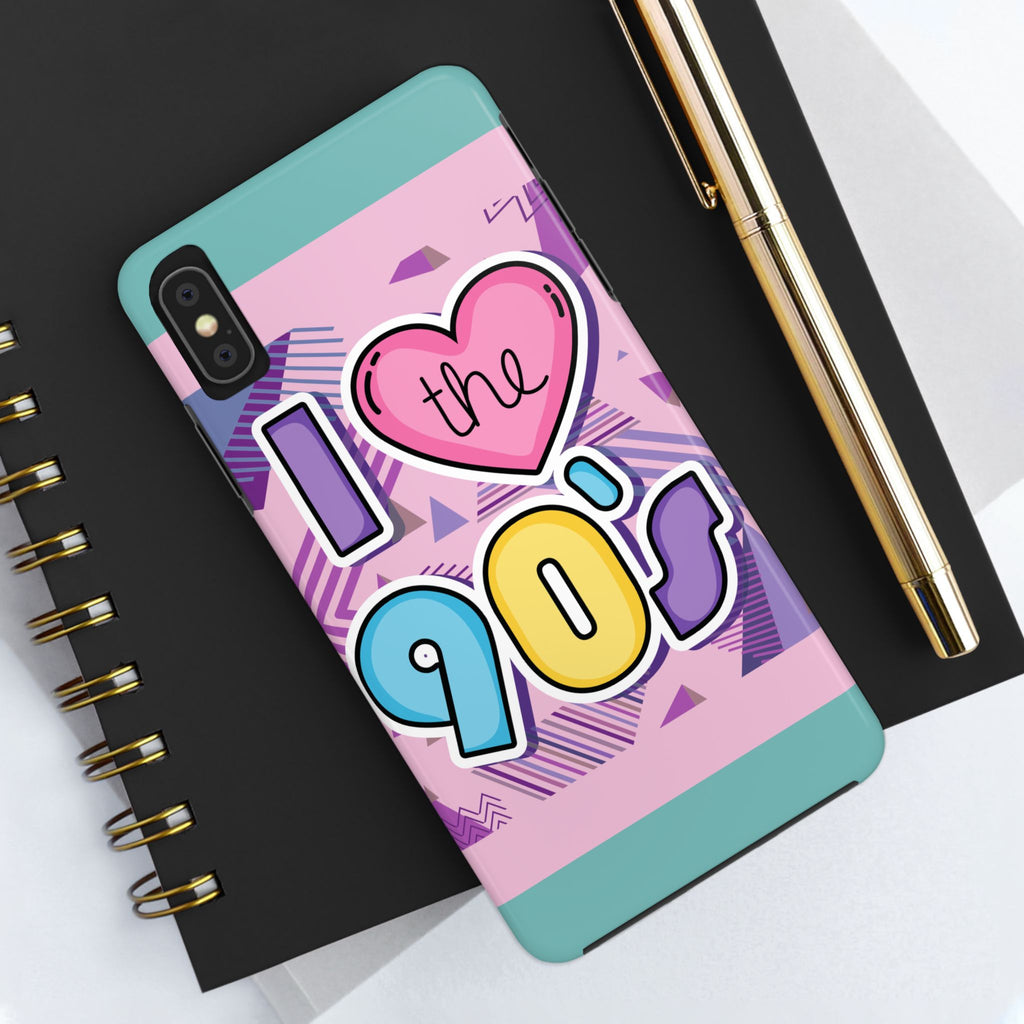 I Heart the 90s Funky Phone Case 💖📱🎶