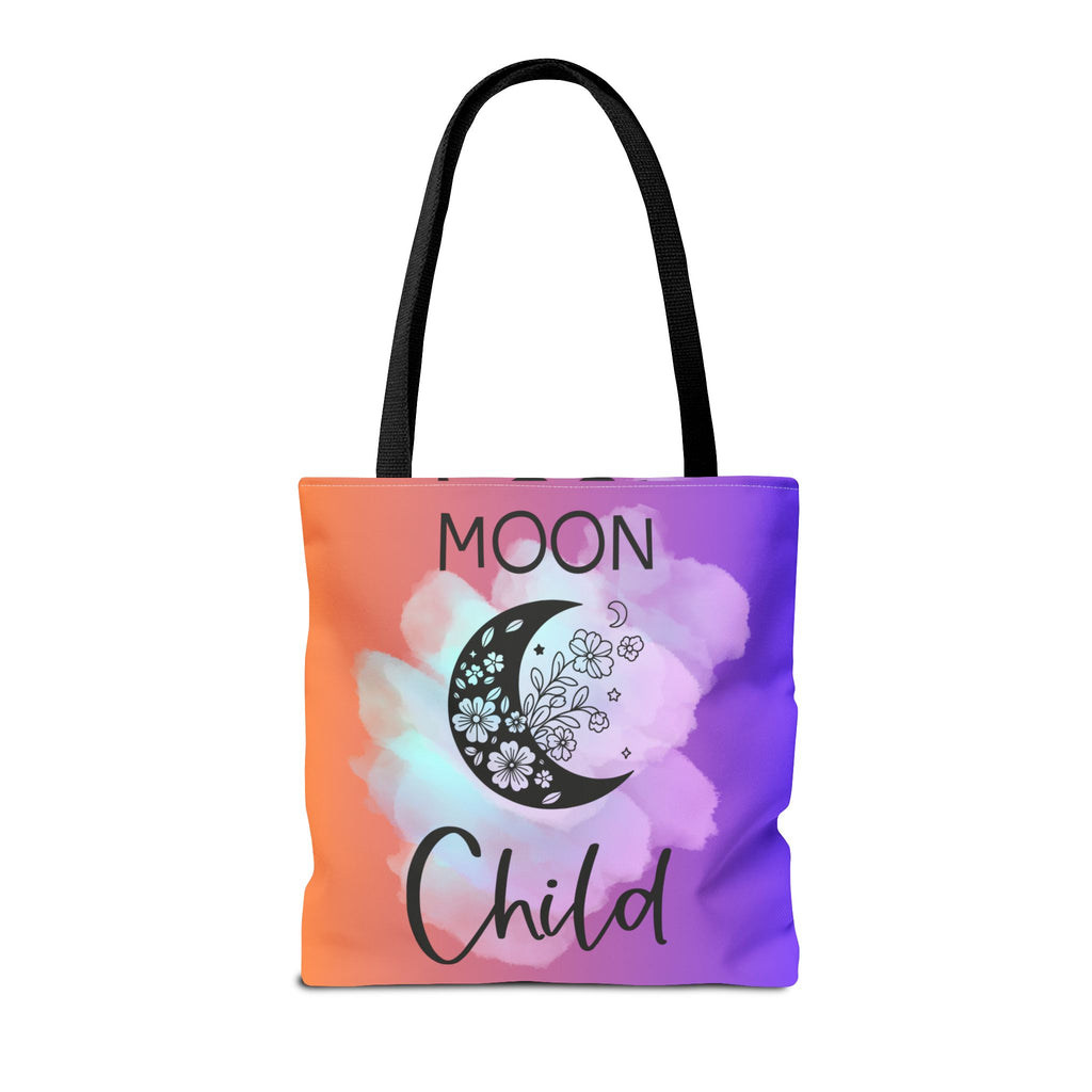 🌙✨ 60s - 70s Moon Child Tote Bag 🌼🌈