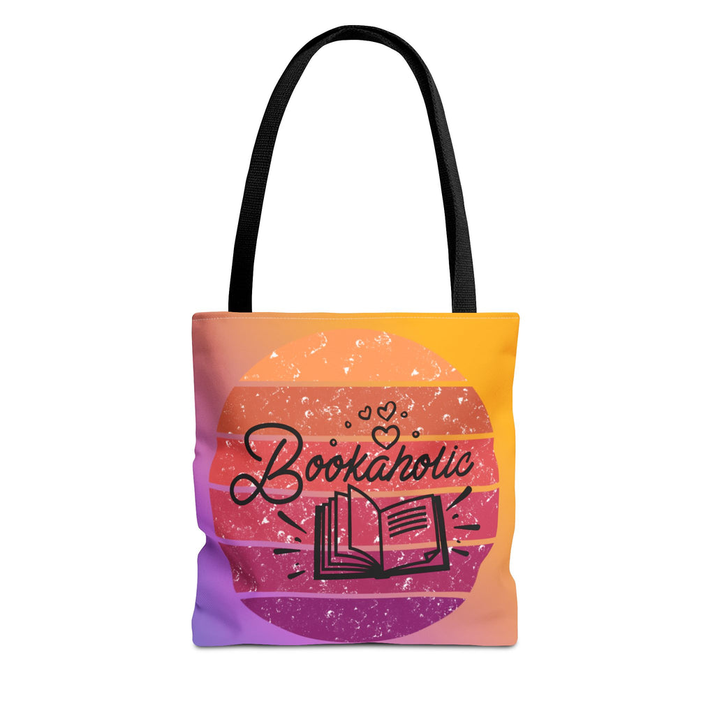 📚 60s Bookaholic Retro Tote Bag