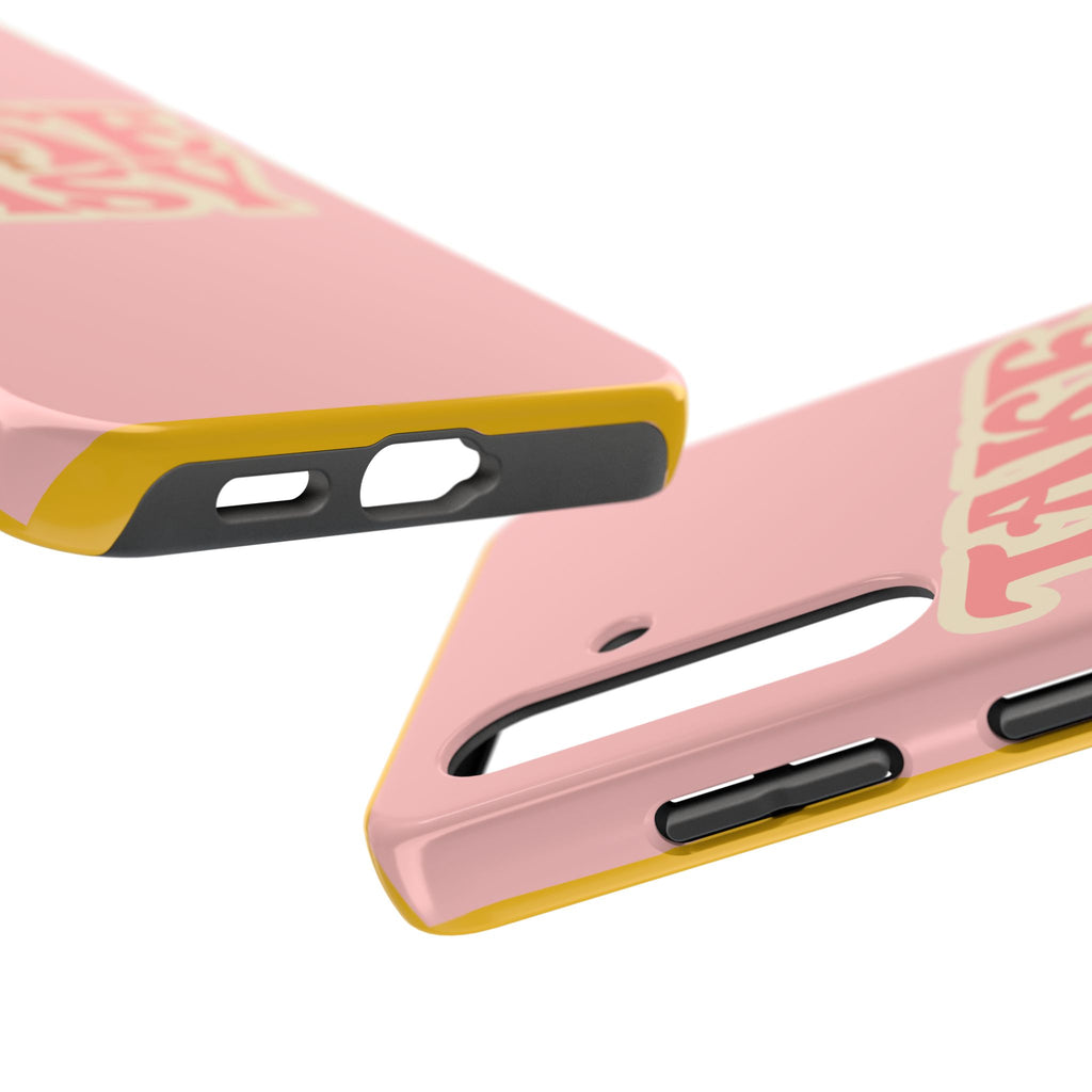60s Pink Take It Easy Phone Case 🌸✌️📱