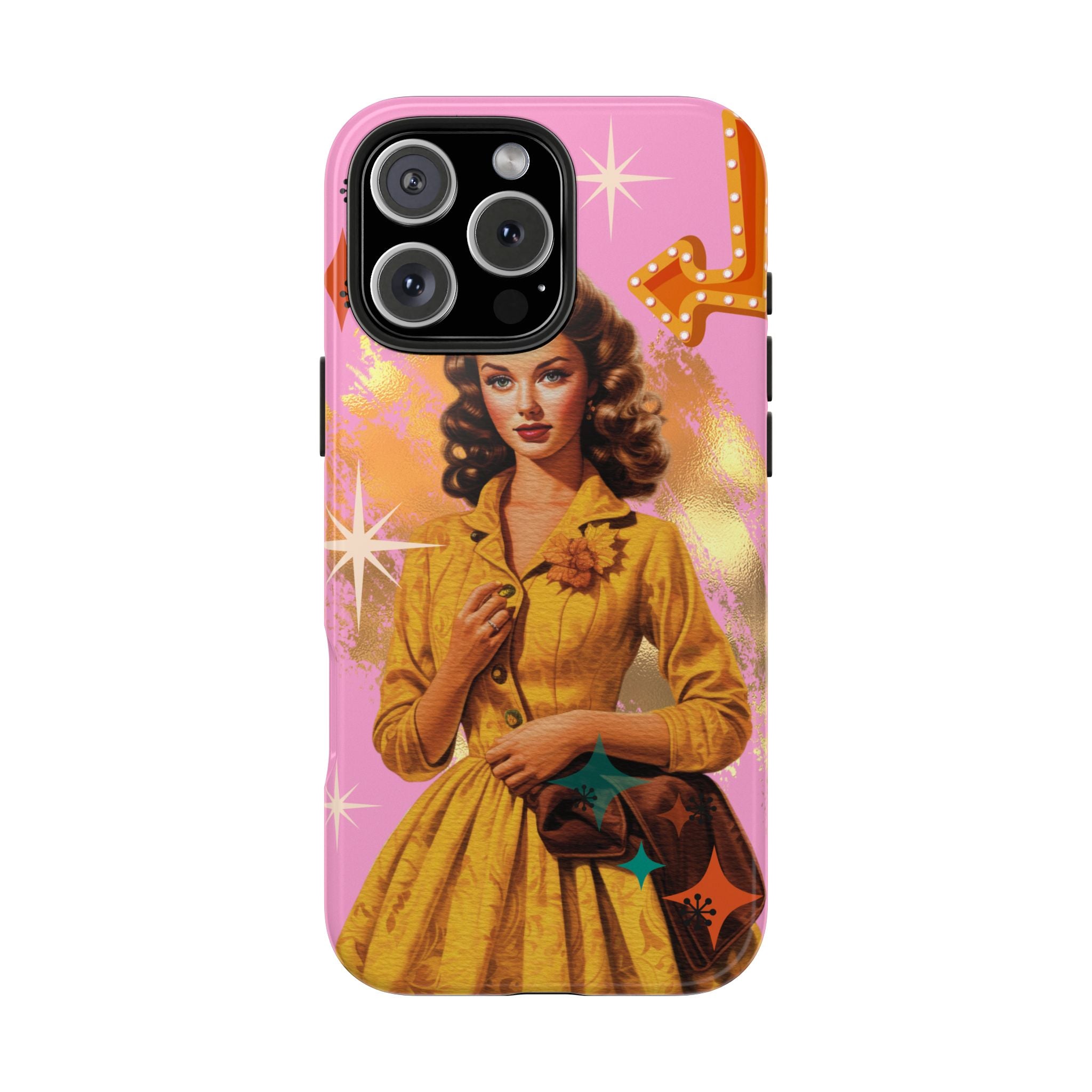 50s Pink Glam Retro Phone Case 💖📱