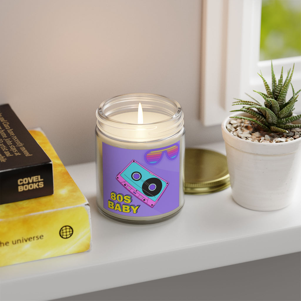80s Baby Synthwave Mixtape Candle 💿🌈🔥