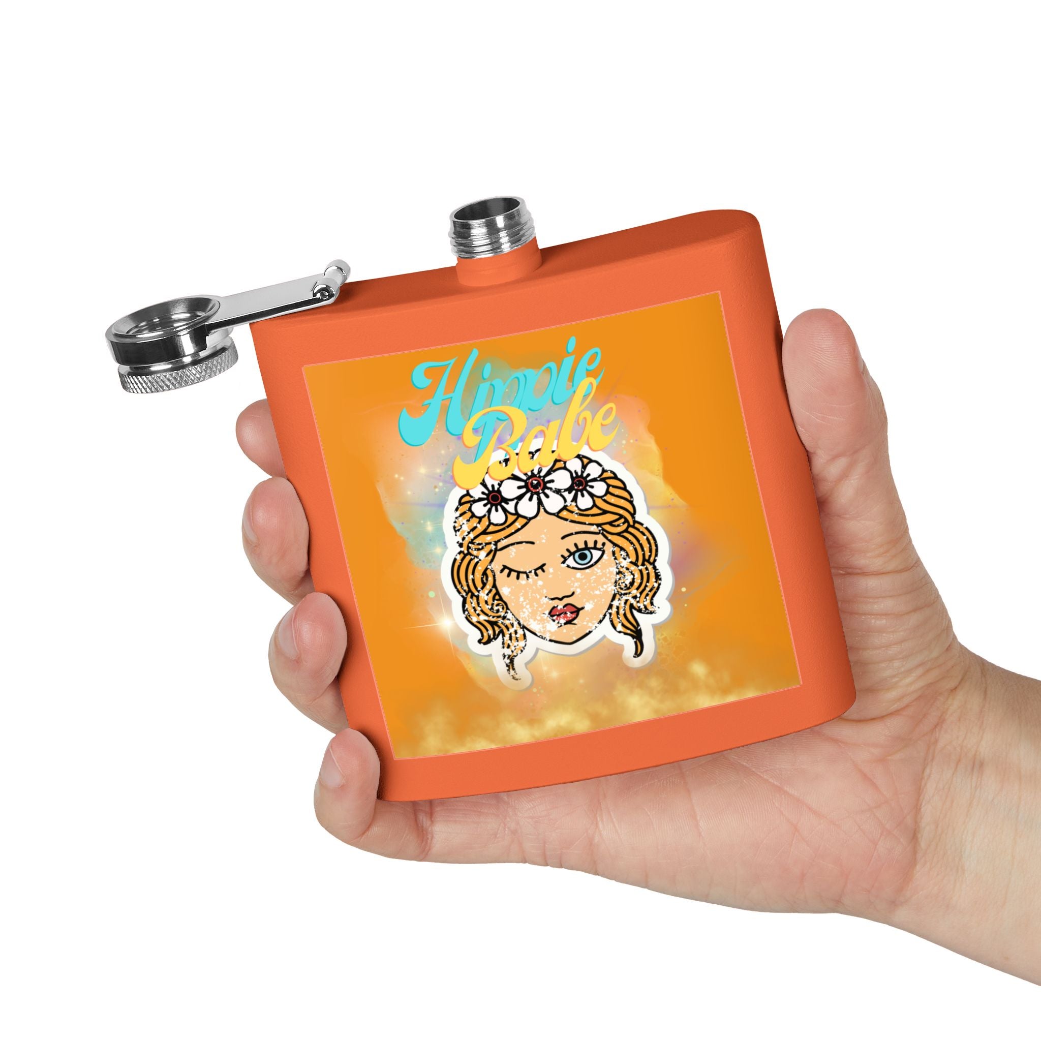 Hippie Babe Flask