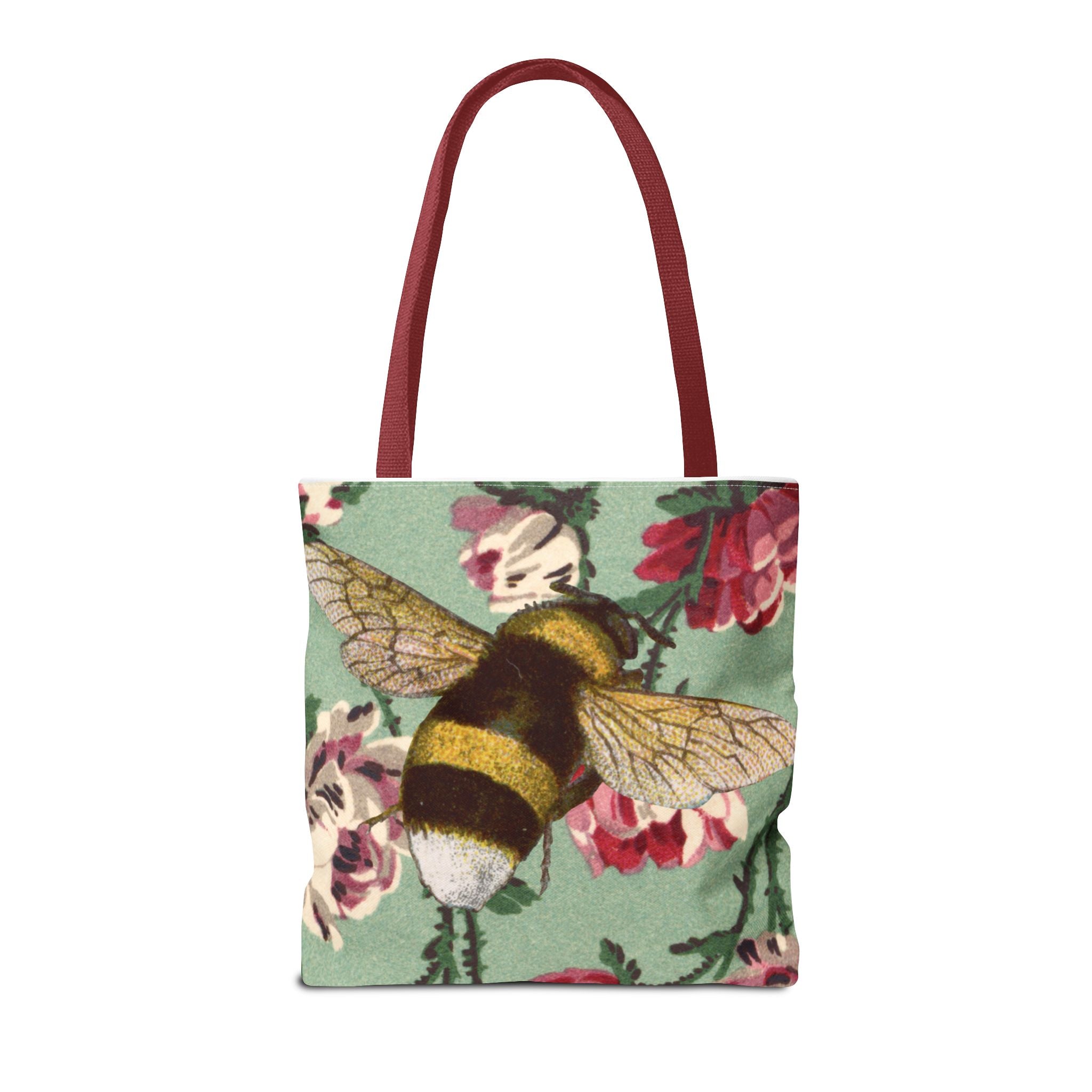 🐝🌼 60s Bumble Bee Floral Tote Bag 🌸✨
