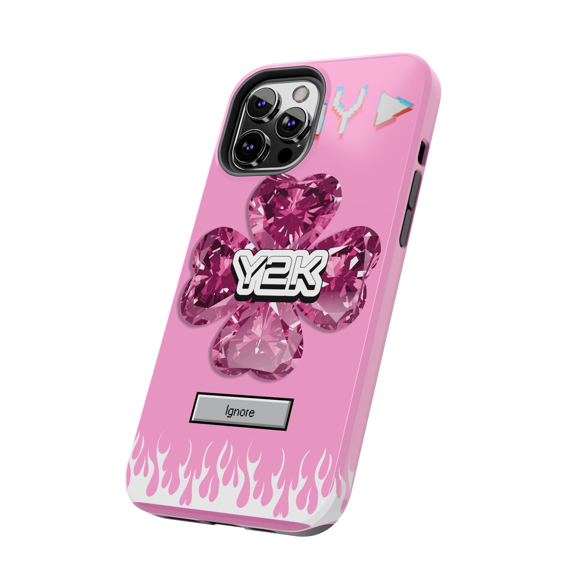 Y2K Play Ignore Sweet Pink Phone Case 💗📱