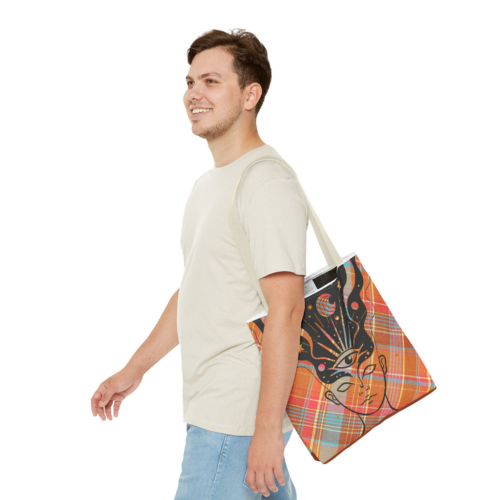 👁️🌼 70s Third Eye Mystical Tote Bag ✨👜