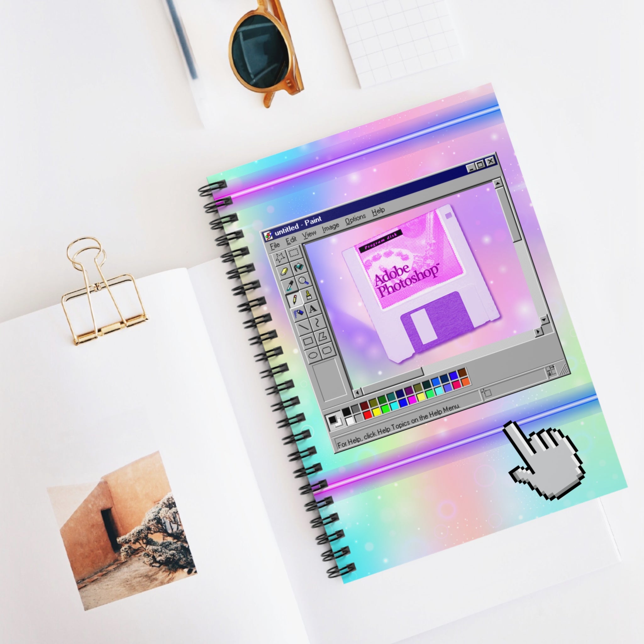 🖌️💻 90s–Y2K Adobe Photoshop & Microsoft Paint Journal 🎨✨