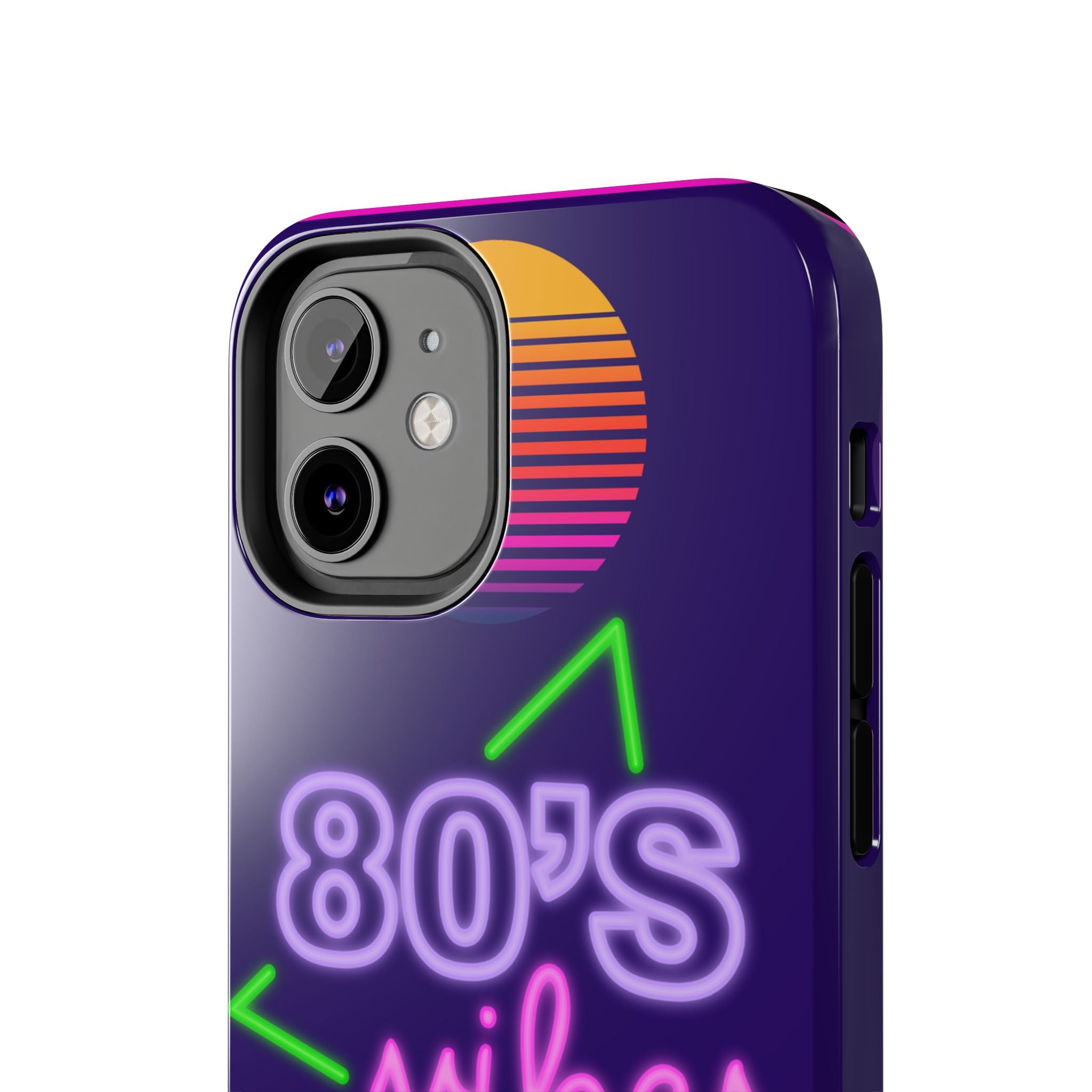 80s Vibes Synthwave Palm Trees Phone Case 🌴🎹📱
