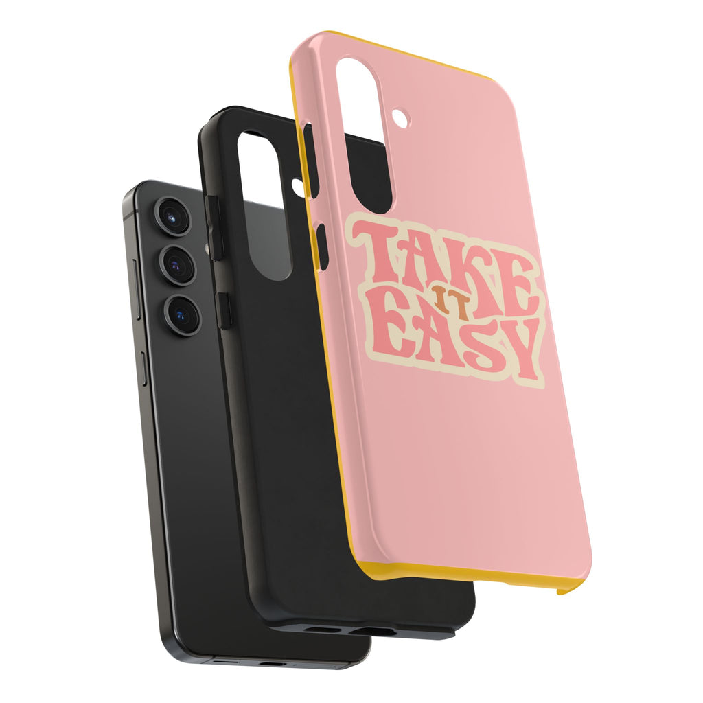 60s Pink Take It Easy Phone Case 🌸✌️📱