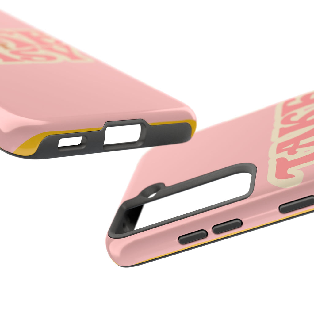 60s Pink Take It Easy Phone Case 🌸✌️📱