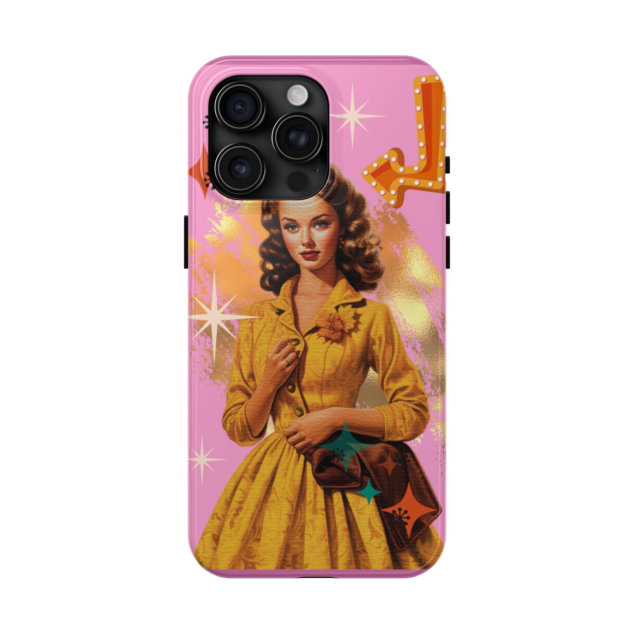50s Pink Glam Retro Phone Case 💖📱