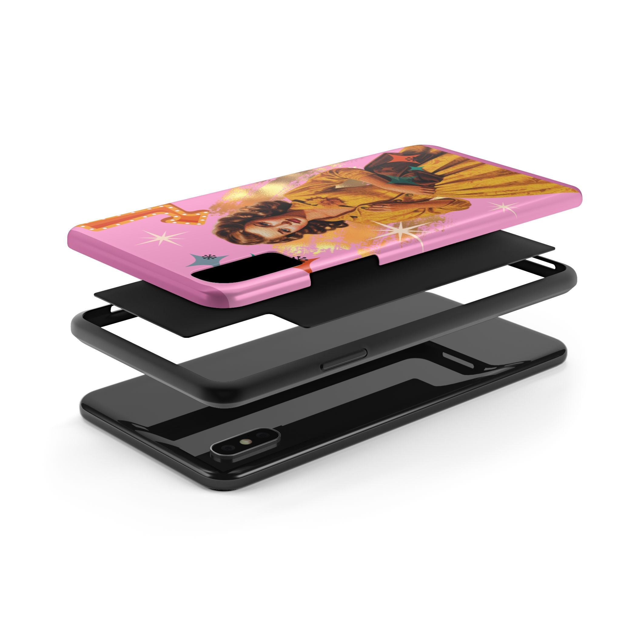 50s Pink Glam Retro Phone Case 💖📱