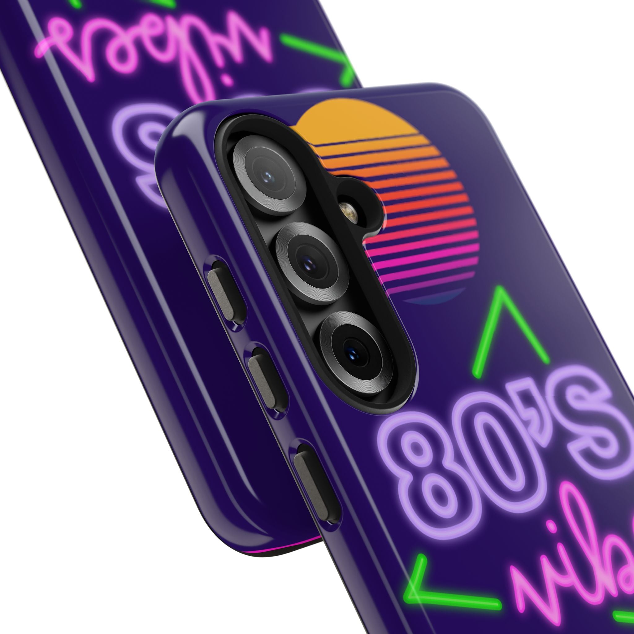 80s Vibes Synthwave Palm Trees Phone Case 🌴🎹📱