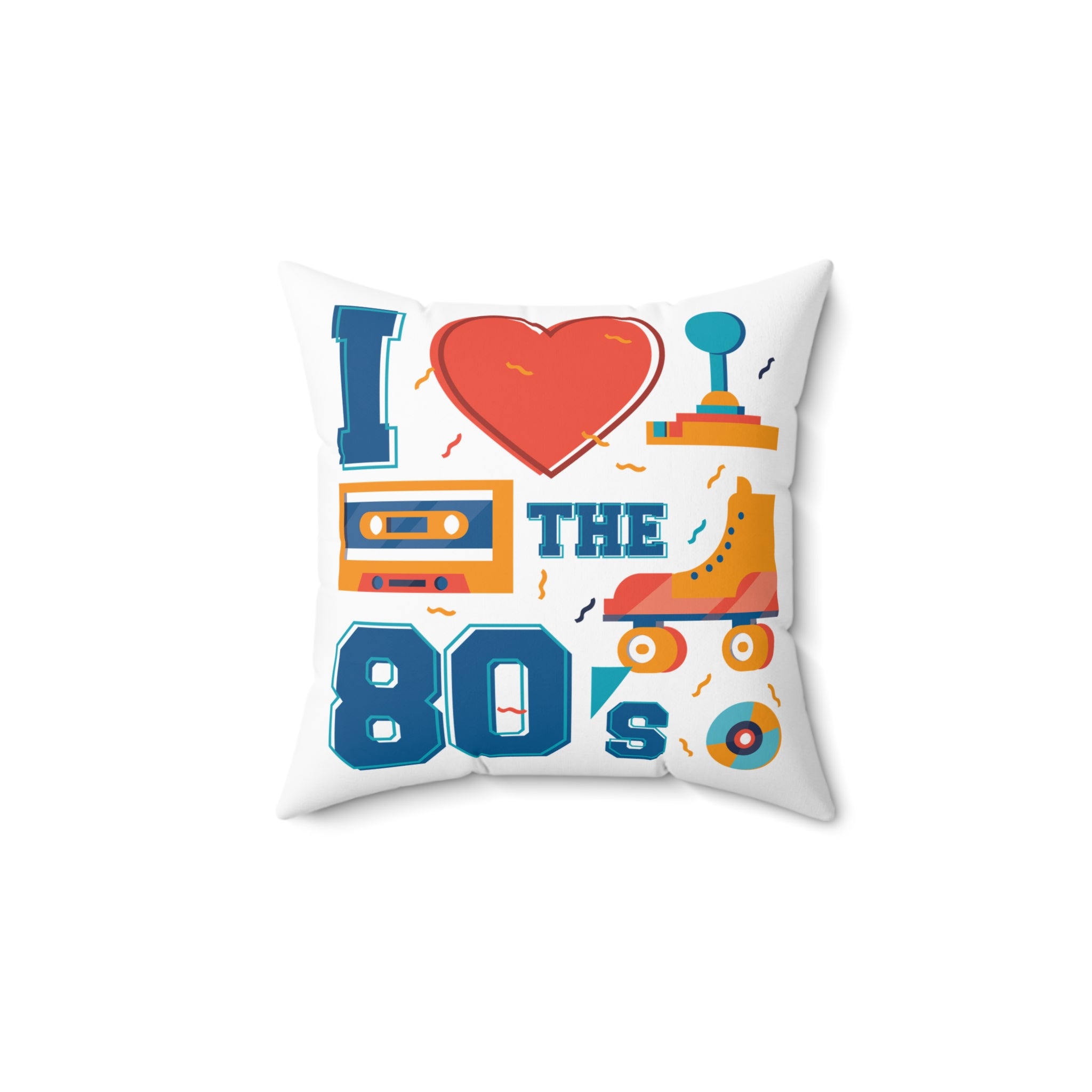 I Heart The 80s Pillow