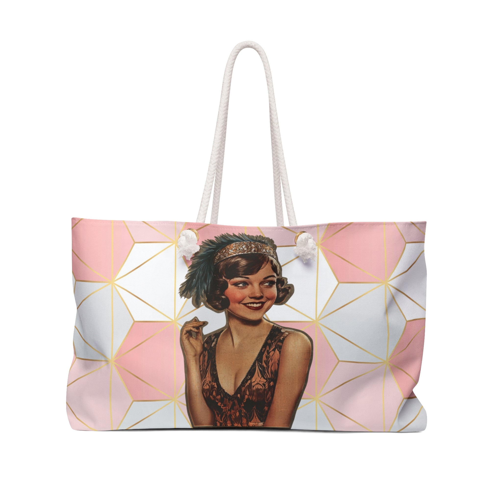 💃 Flapper Girl 50s Weekender Bag ✨