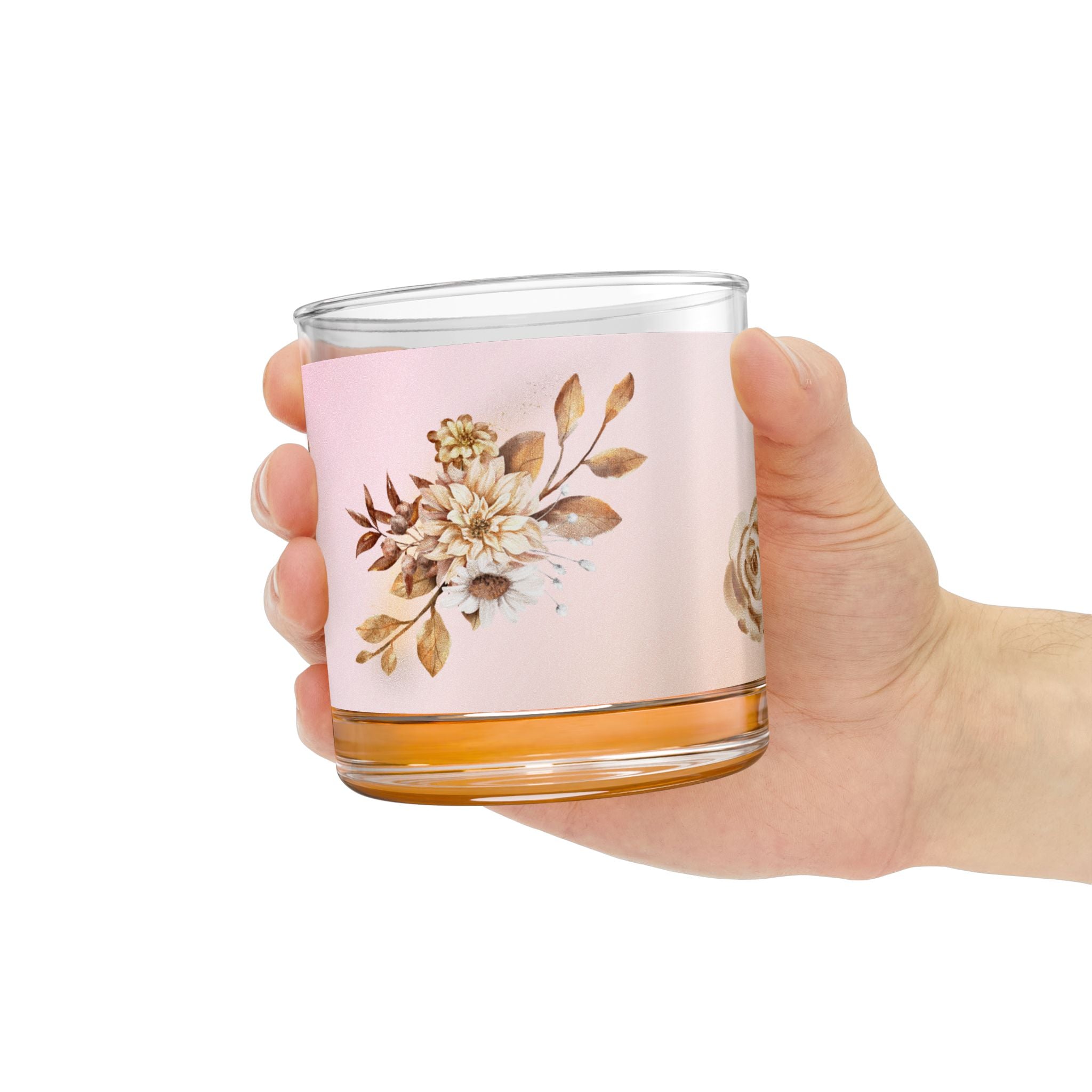 🌸🦋 Floral Butterfly 50s Glass ✨
