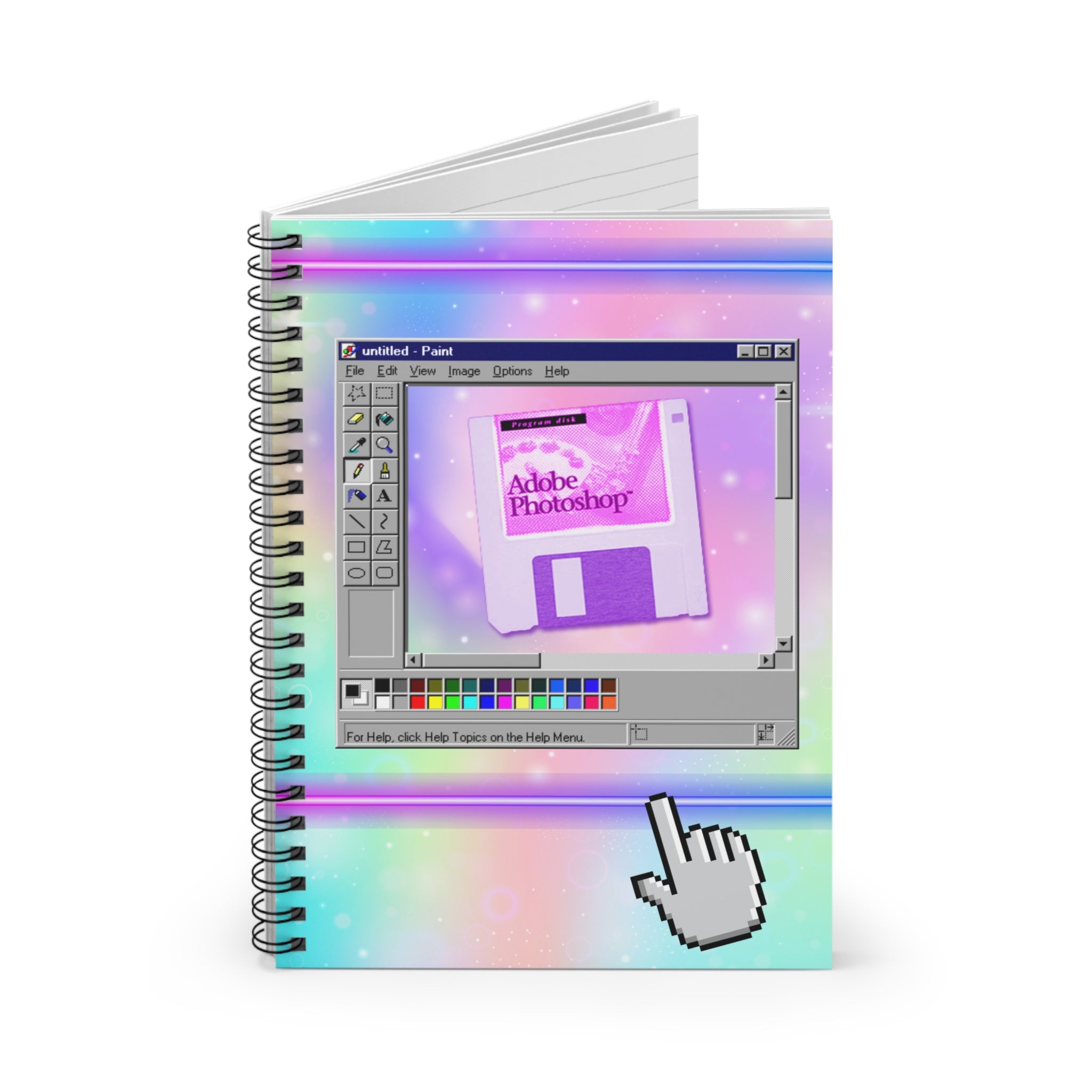🖌️💻 90s–Y2K Adobe Photoshop & Microsoft Paint Journal 🎨✨
