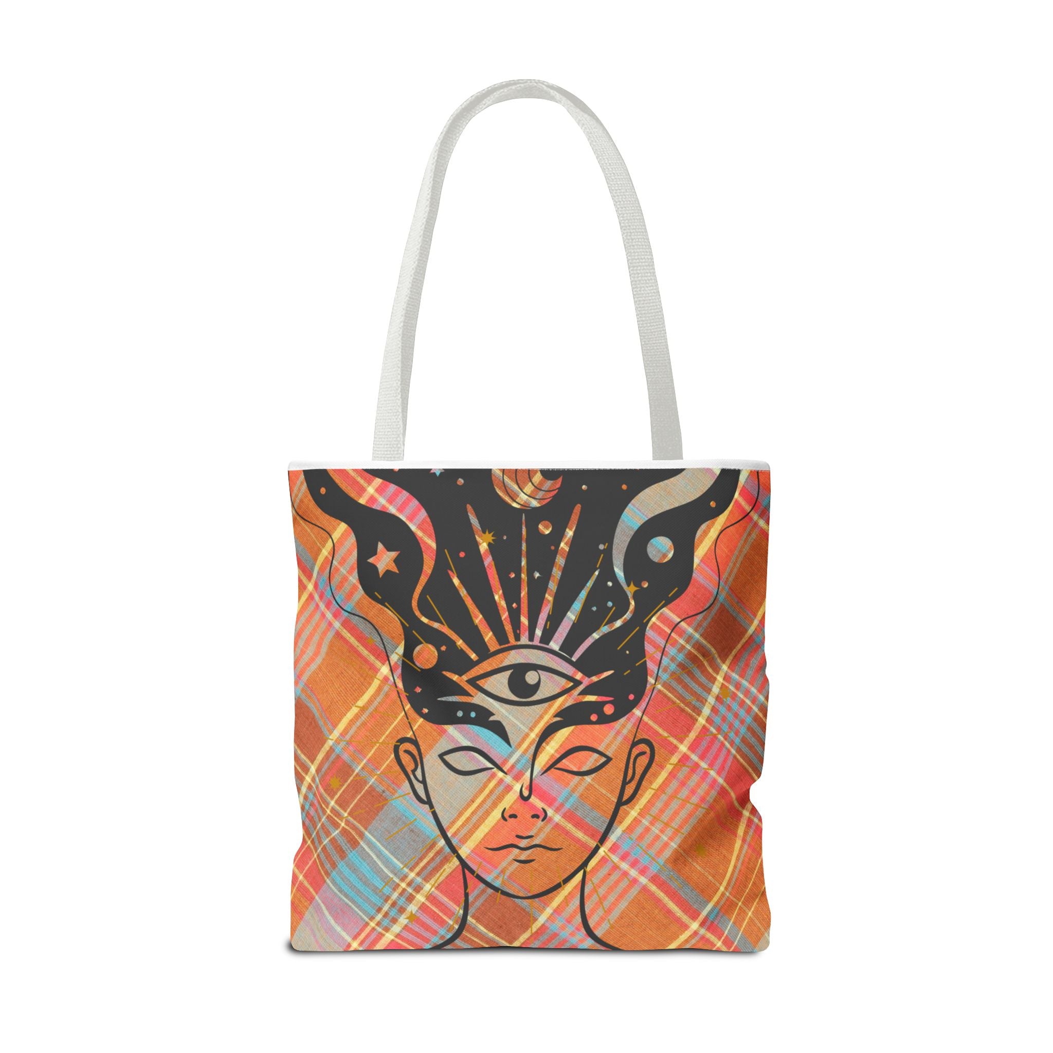 👁️🌼 70s Third Eye Mystical Tote Bag ✨👜