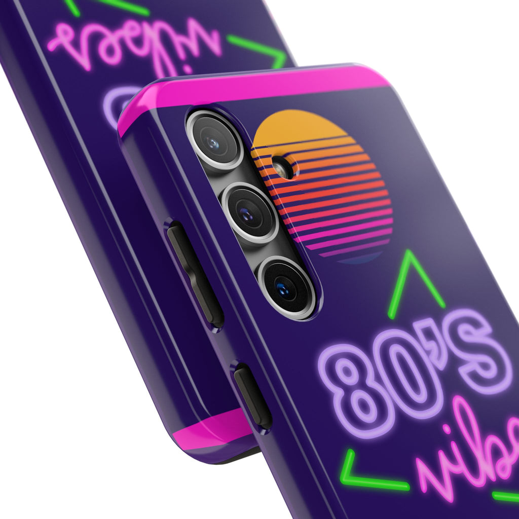 80s Vibes Synthwave Palm Trees Phone Case 🌴🎹📱
