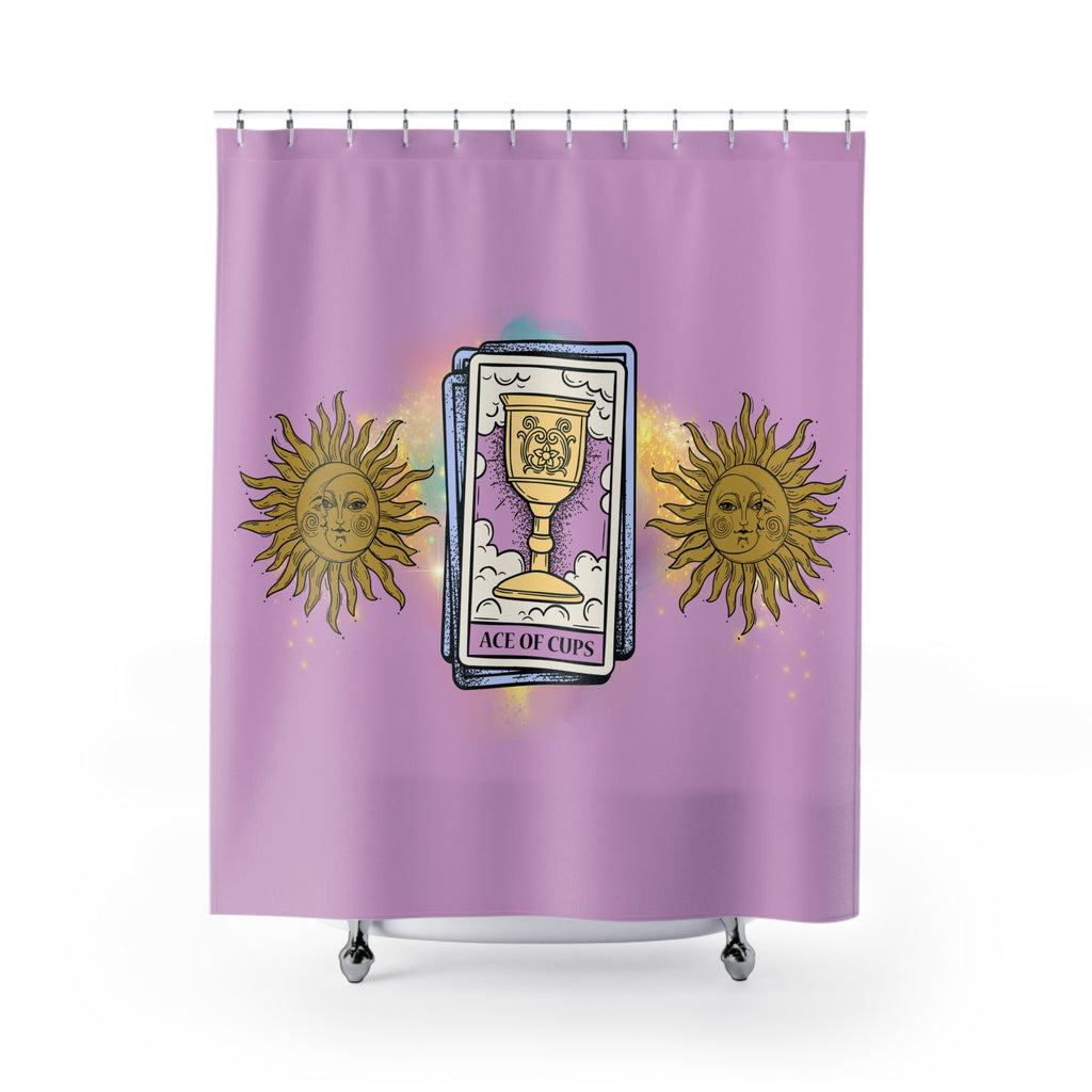 🃏 Tarot Ace of Cups Shower Curtain