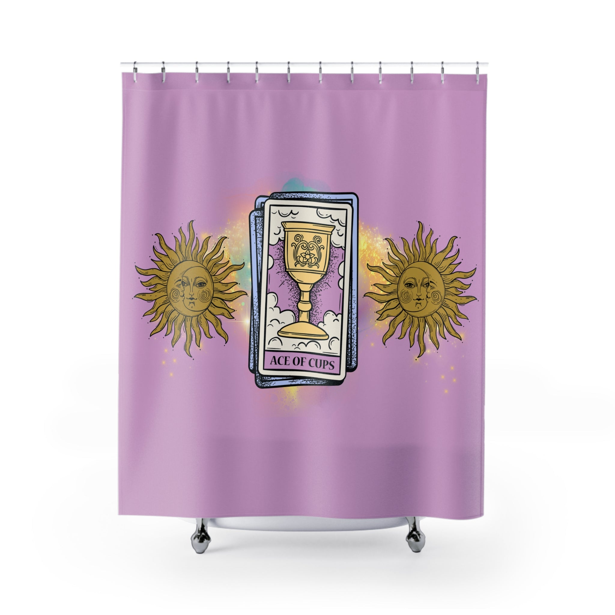 🃏 Tarot Ace of Cups Shower Curtain