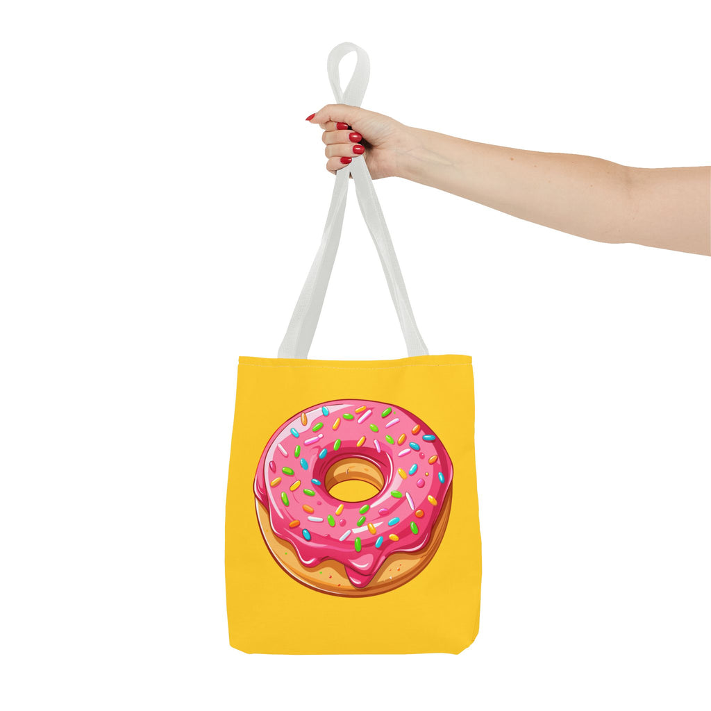 🍩 90s Donut Tote Bag – Bright Sprinkles 🍩