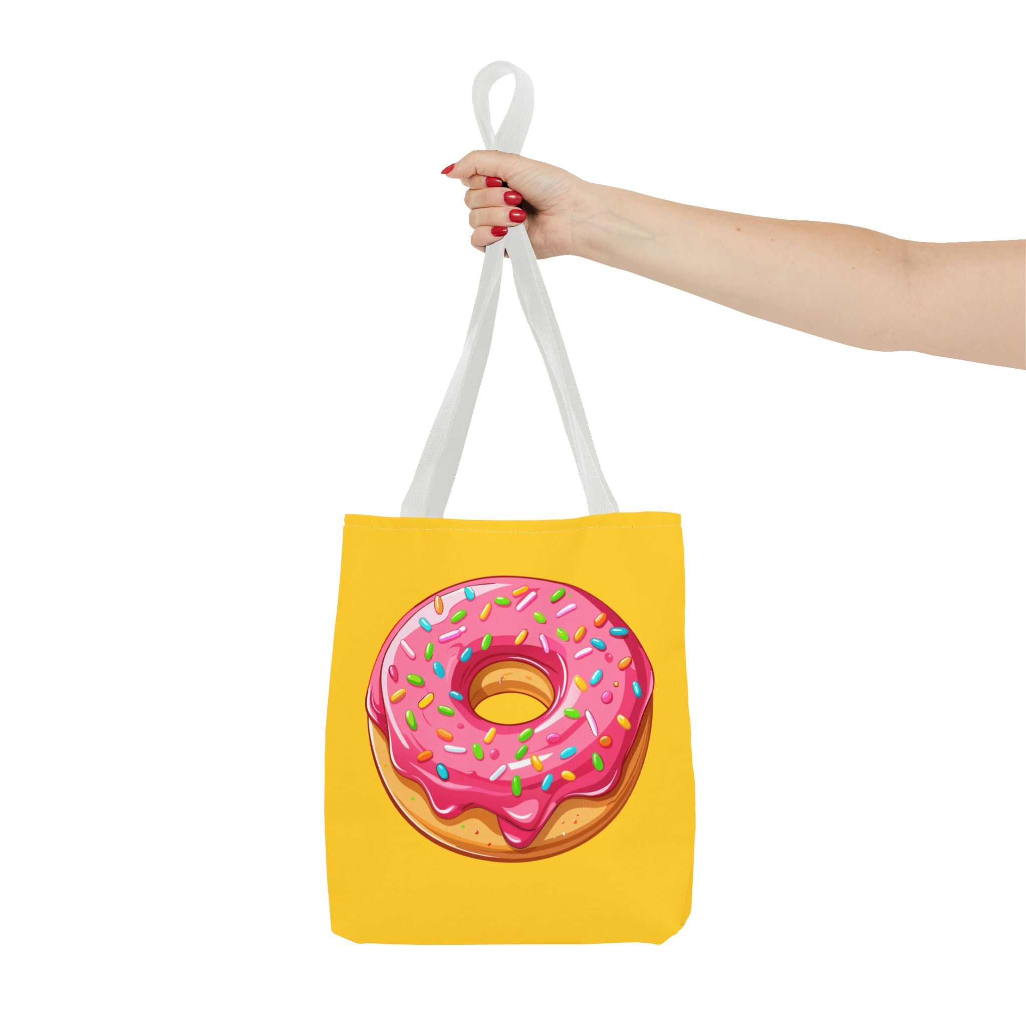 🍩 90s Donut Tote Bag – Bright Sprinkles 🍩