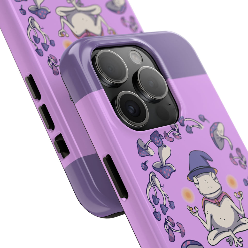 70s Mystical Mushroom Frog Phone Case 🍄🐸✨