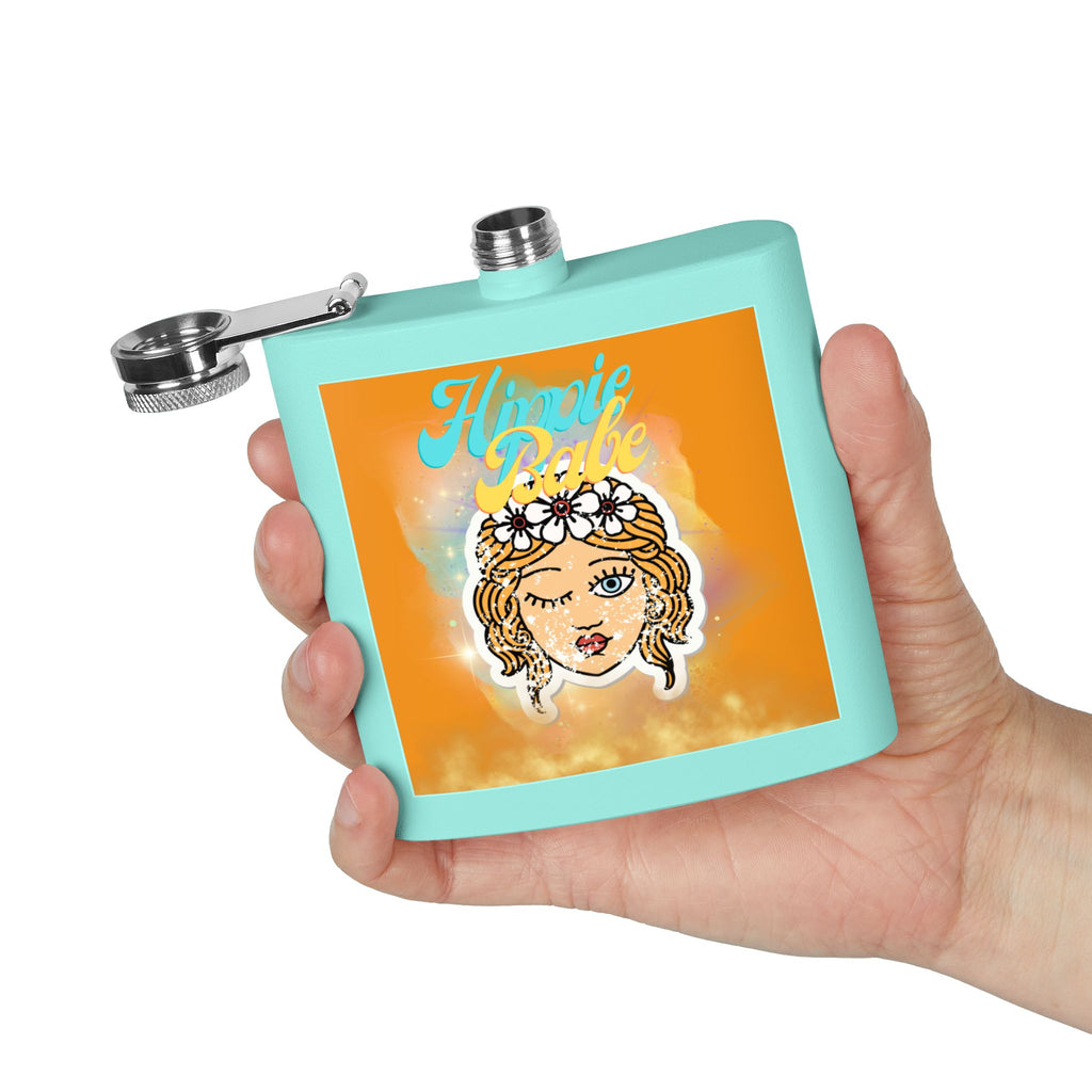 Hippie Babe Flask