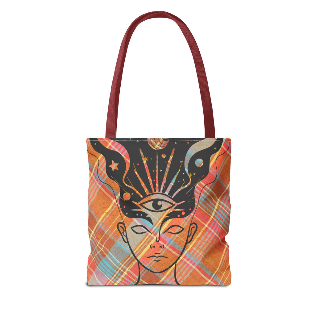 👁️🌼 70s Third Eye Mystical Tote Bag ✨👜