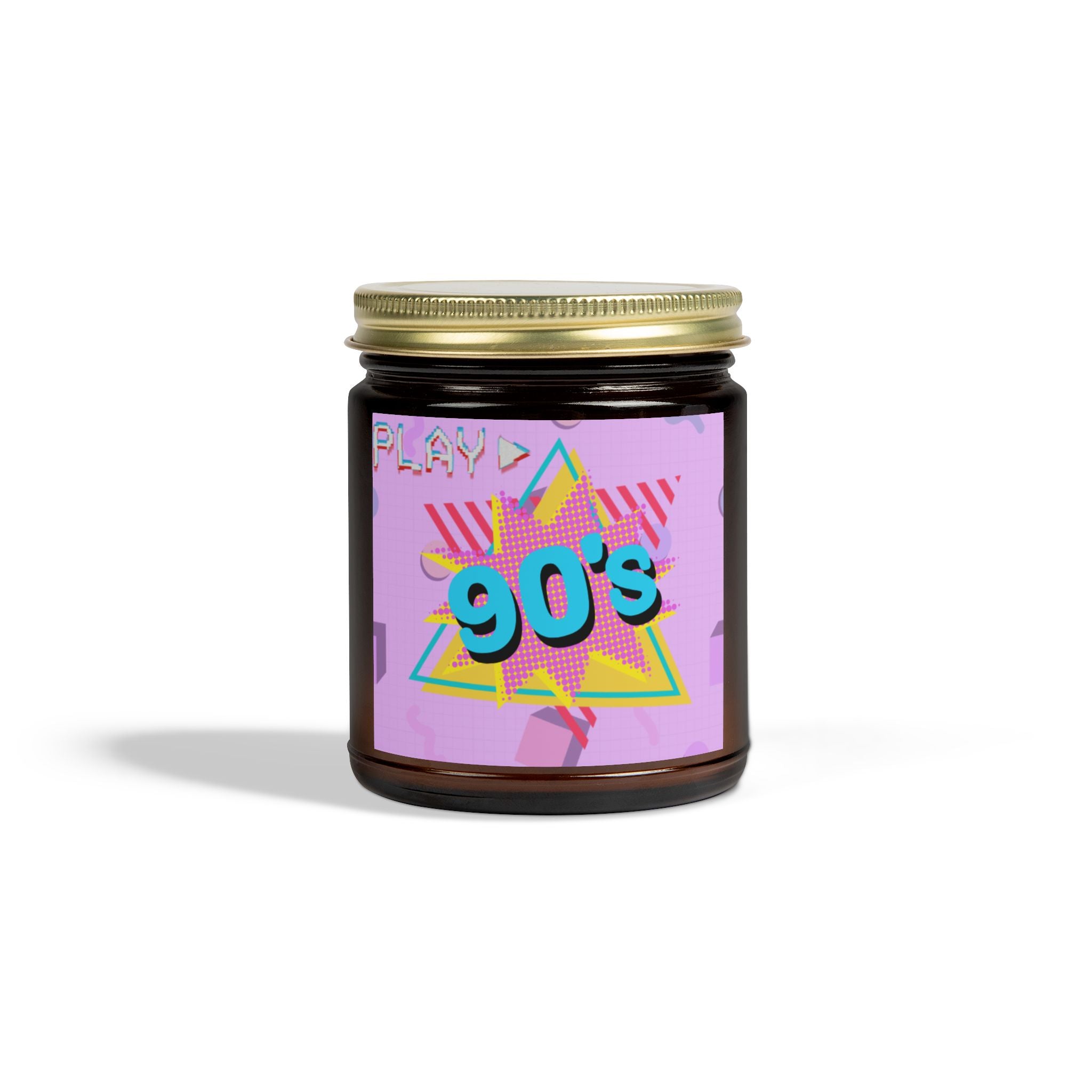 90s Play Button Candle 📼🕯️