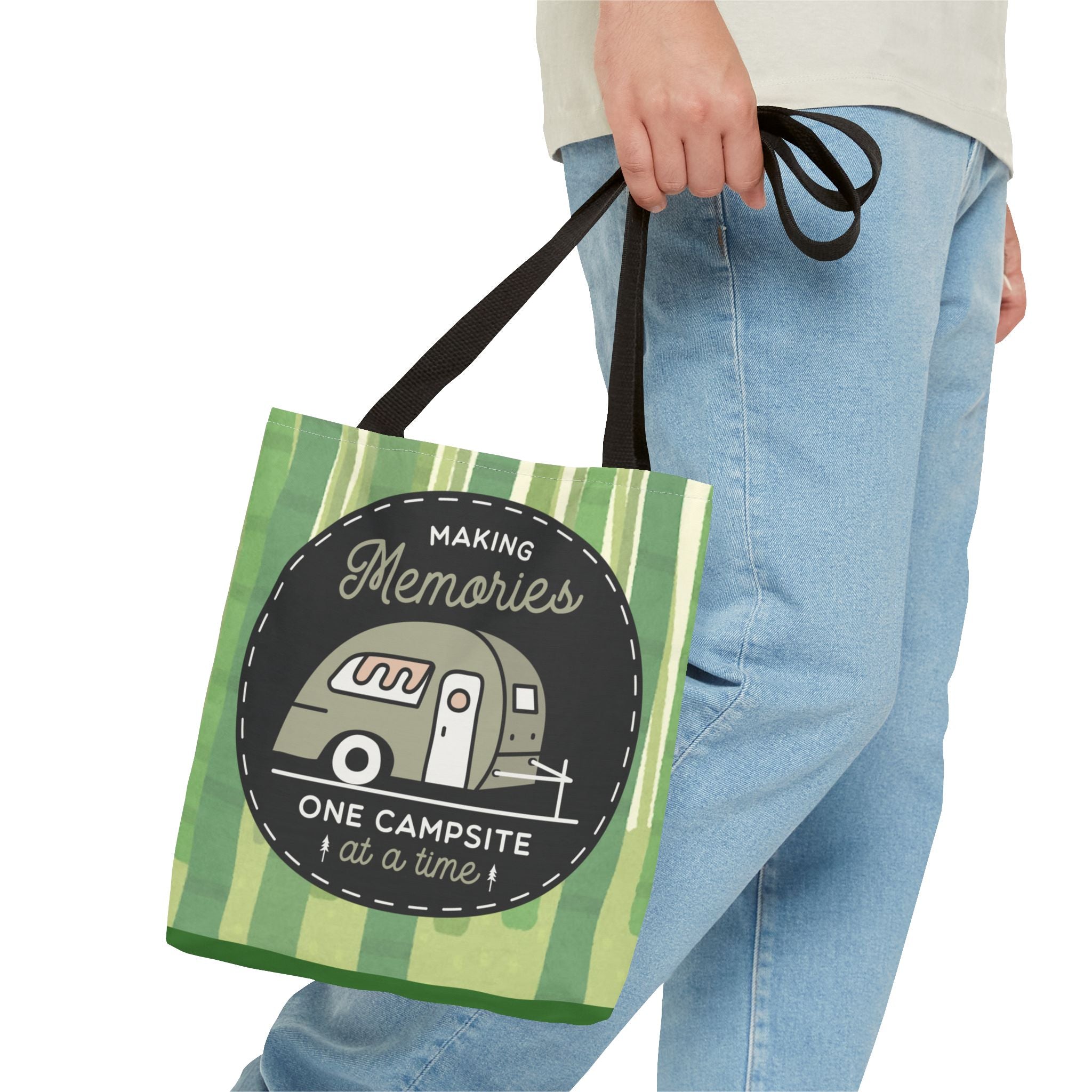 🏕️🌸 50s Making Memories One Campsite at a Time Tote Bag ✨👜