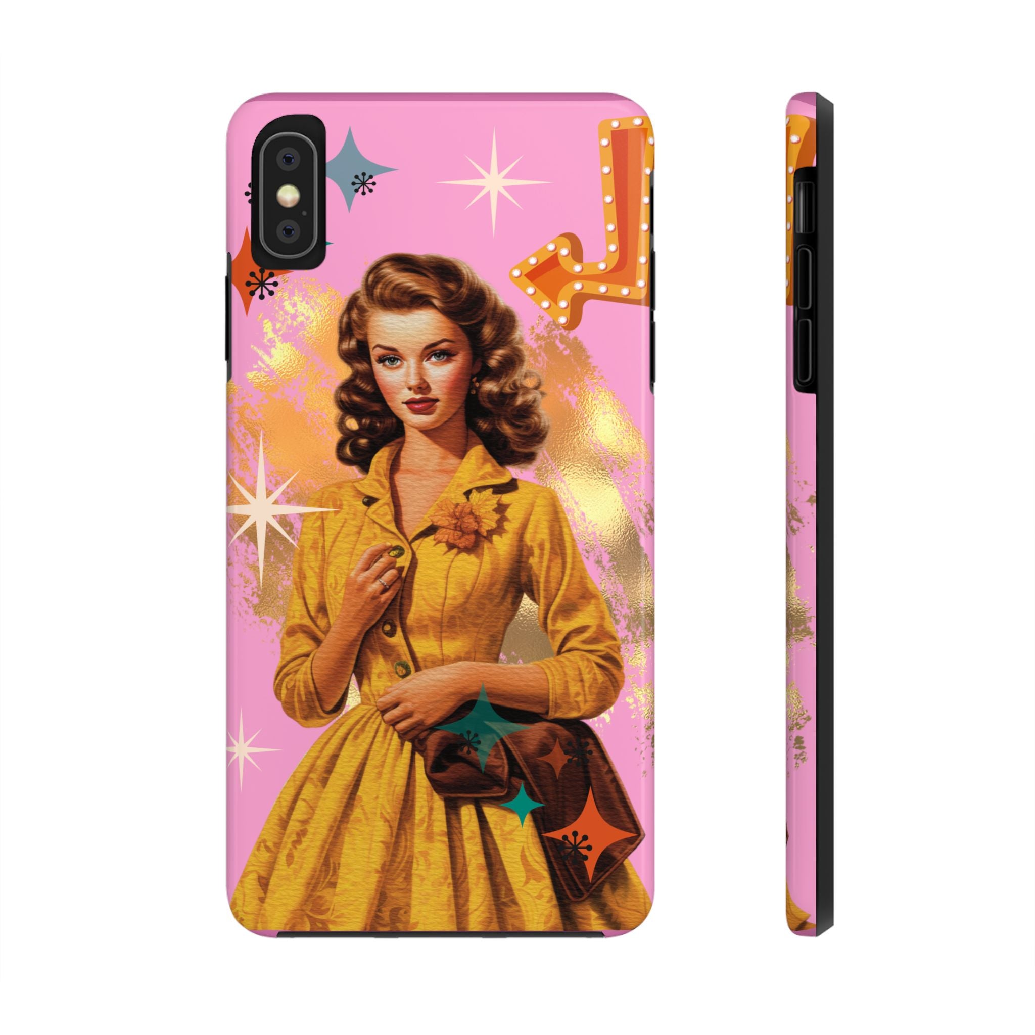 50s Pink Glam Retro Phone Case 💖📱