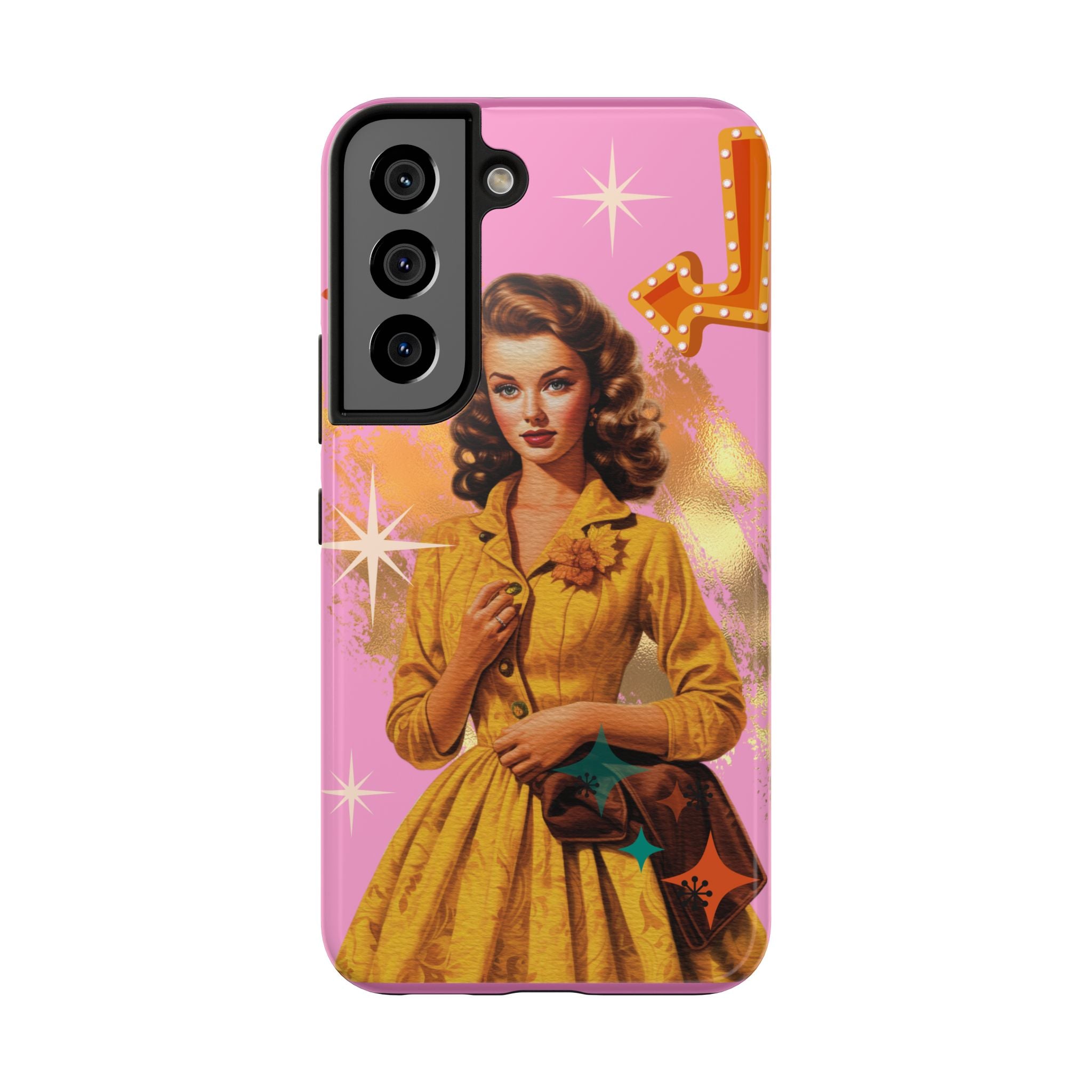 50s Pink Glam Retro Phone Case 💖📱