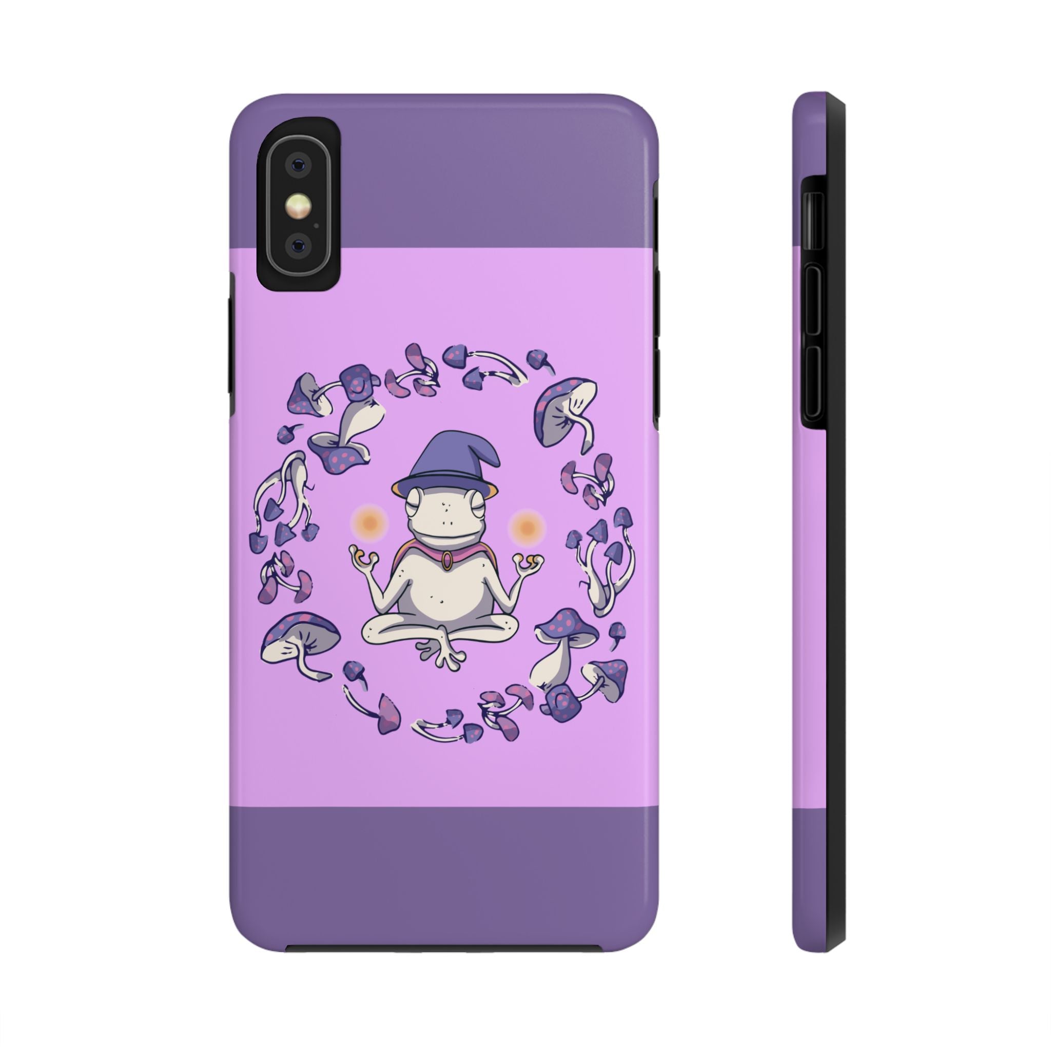 70s Mystical Mushroom Frog Phone Case 🍄🐸✨