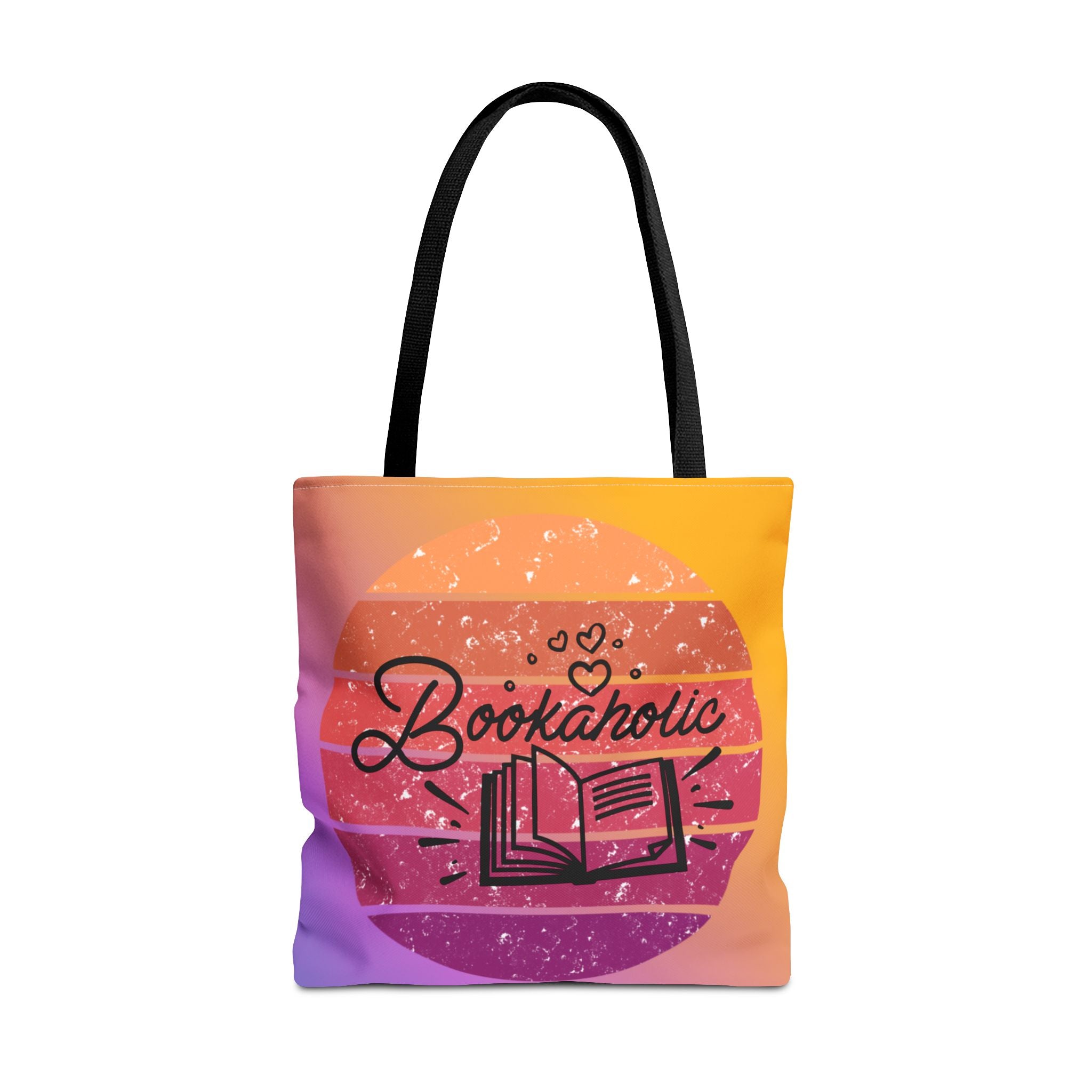 📚 60s Bookaholic Retro Tote Bag