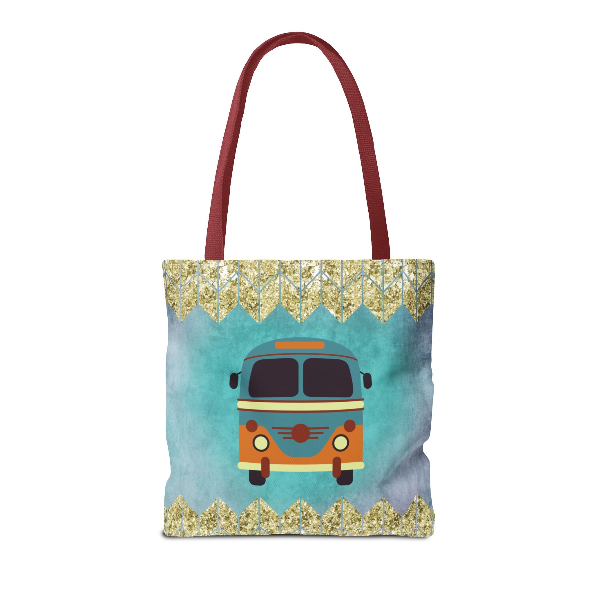 🌈 70s Hippie Soul Van Retro Tote Bag