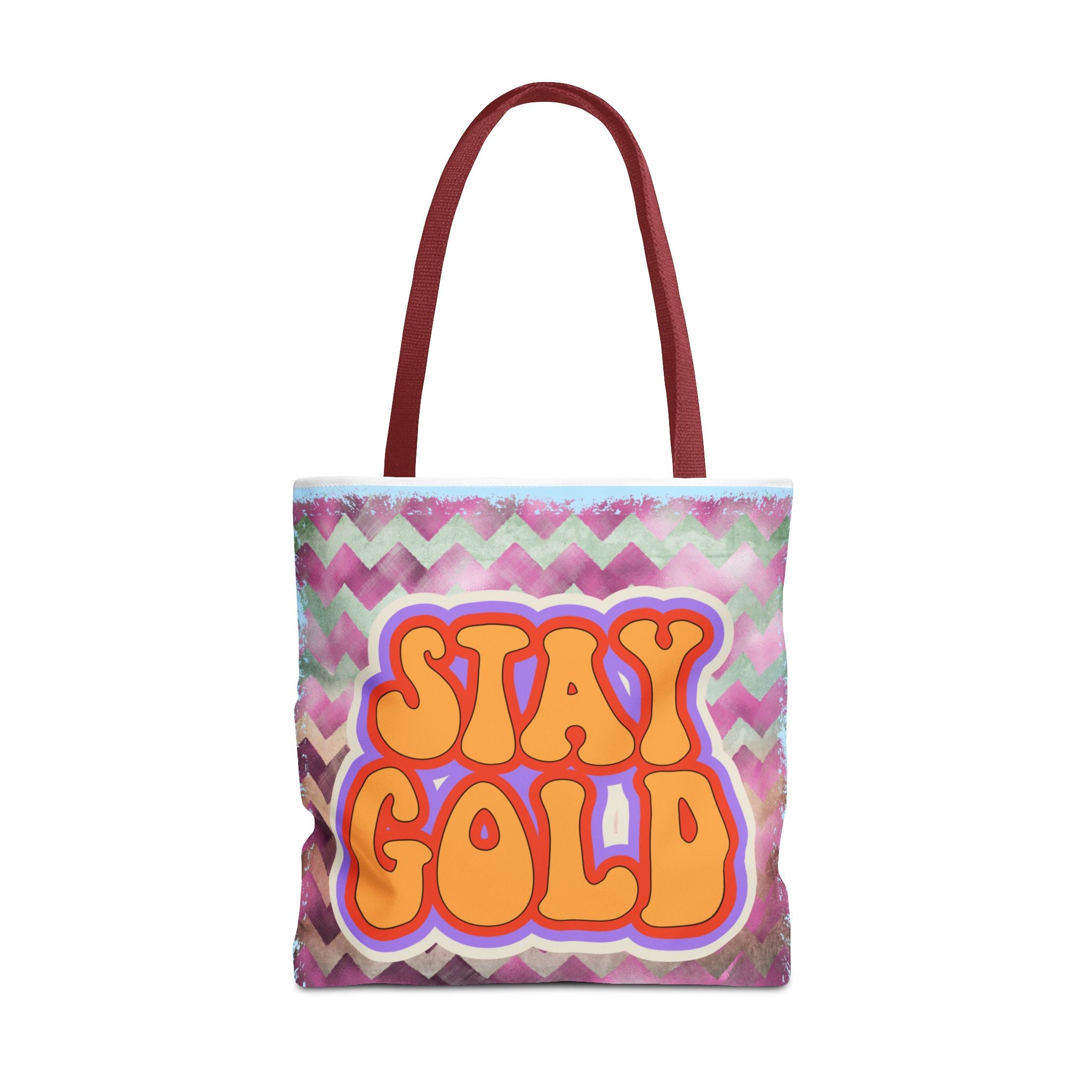 🌟 70s “Stay Gold” Retro Tote Bag