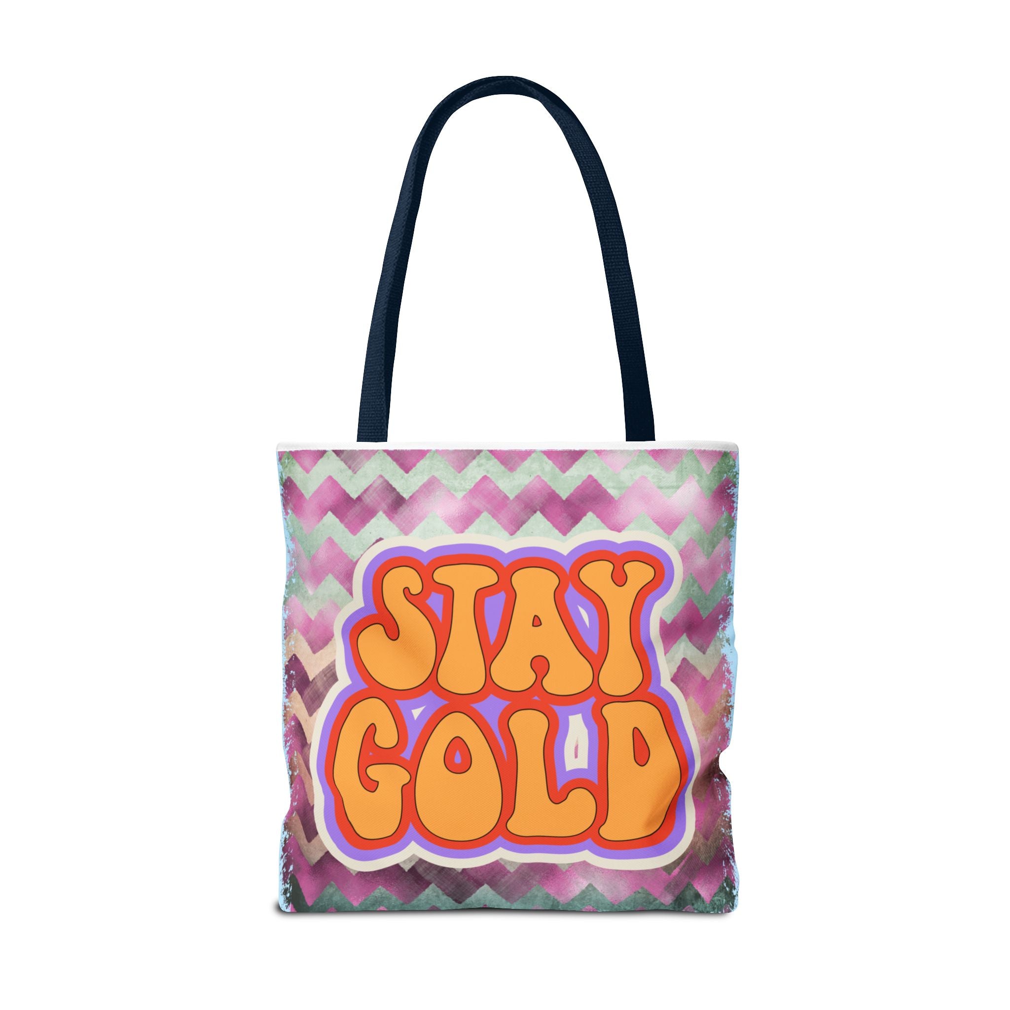 🌟 70s “Stay Gold” Retro Tote Bag