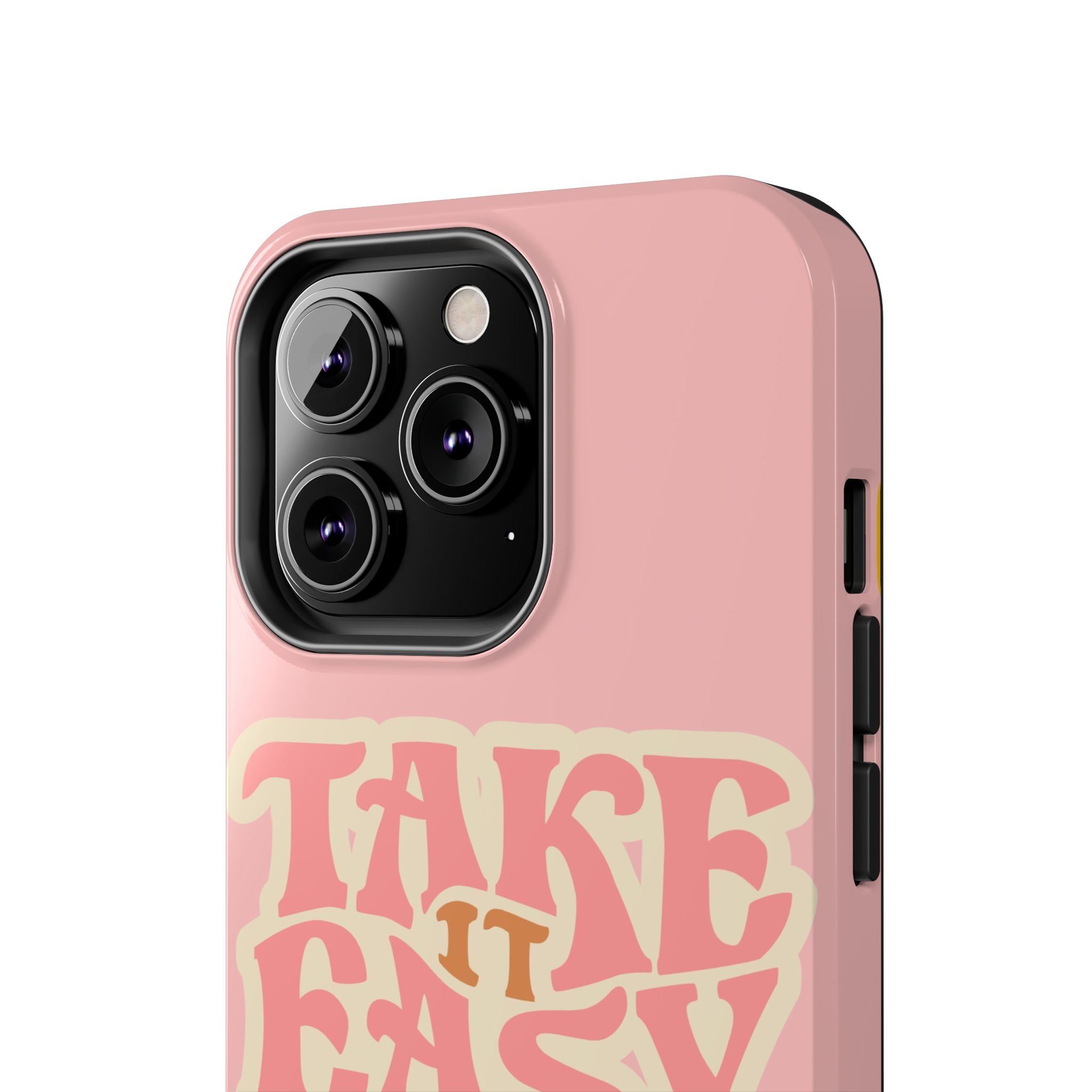 60s Pink Take It Easy Phone Case 🌸✌️📱