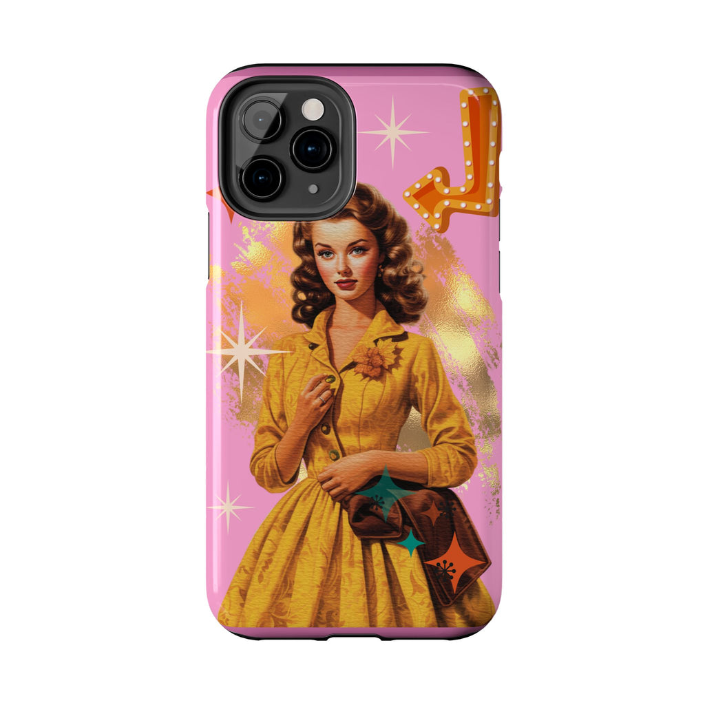50s Pink Glam Retro Phone Case 💖📱