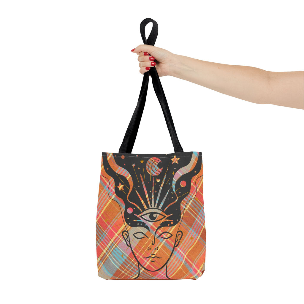 👁️🌼 70s Third Eye Mystical Tote Bag ✨👜