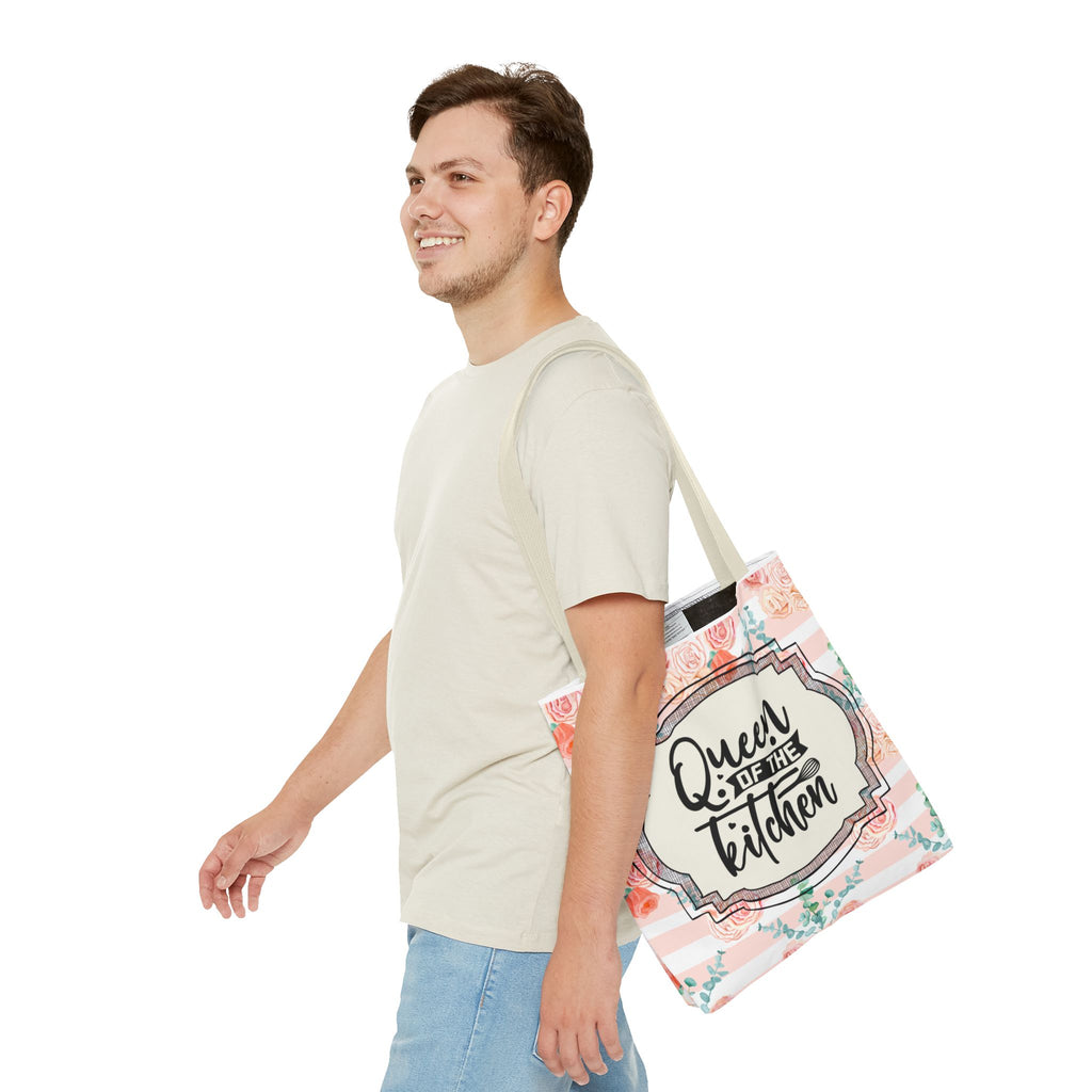 👑🍰 50s Queen of the Kitchen Tote Bag 💖🌸