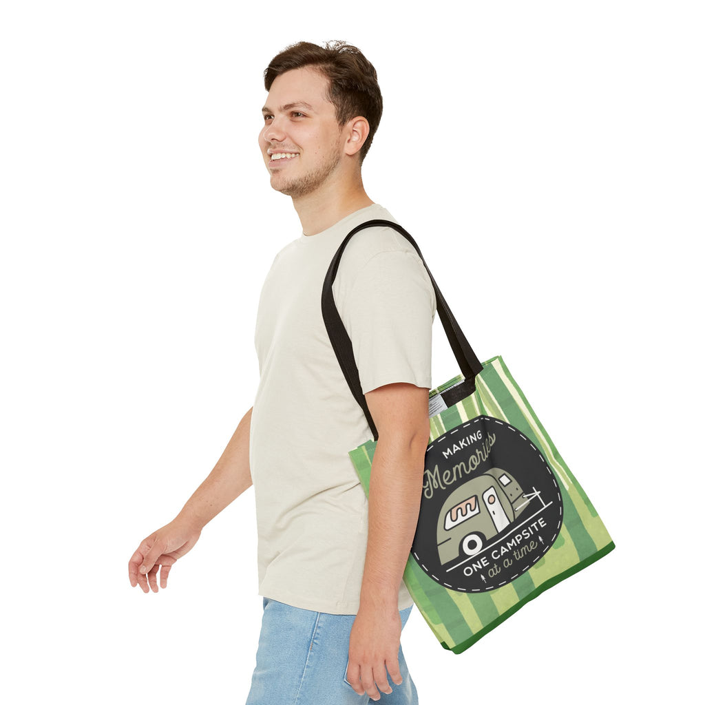 🏕️🌸 50s Making Memories One Campsite at a Time Tote Bag ✨👜