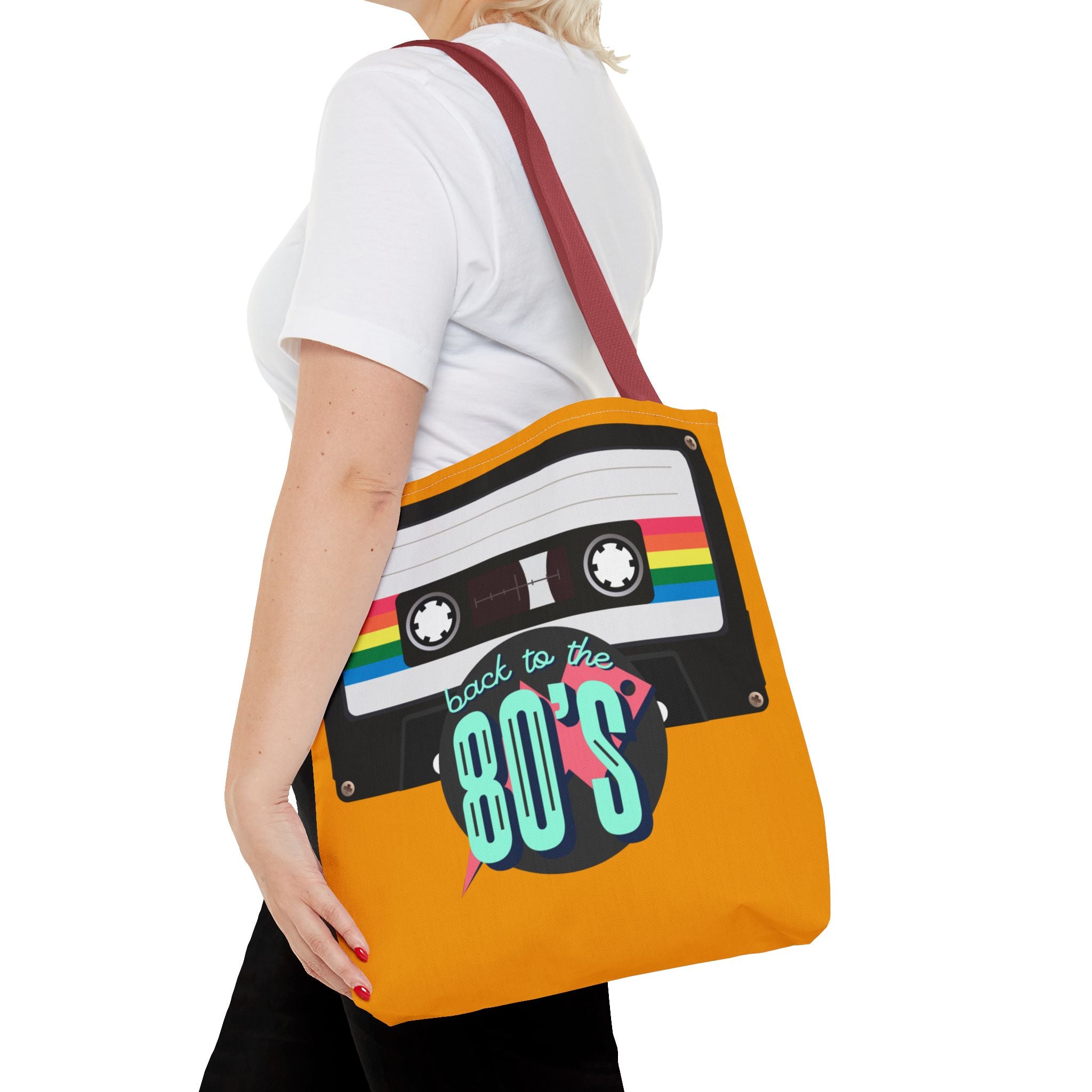 🎵 Back to the 80s Mixtape Retro Tote Bag