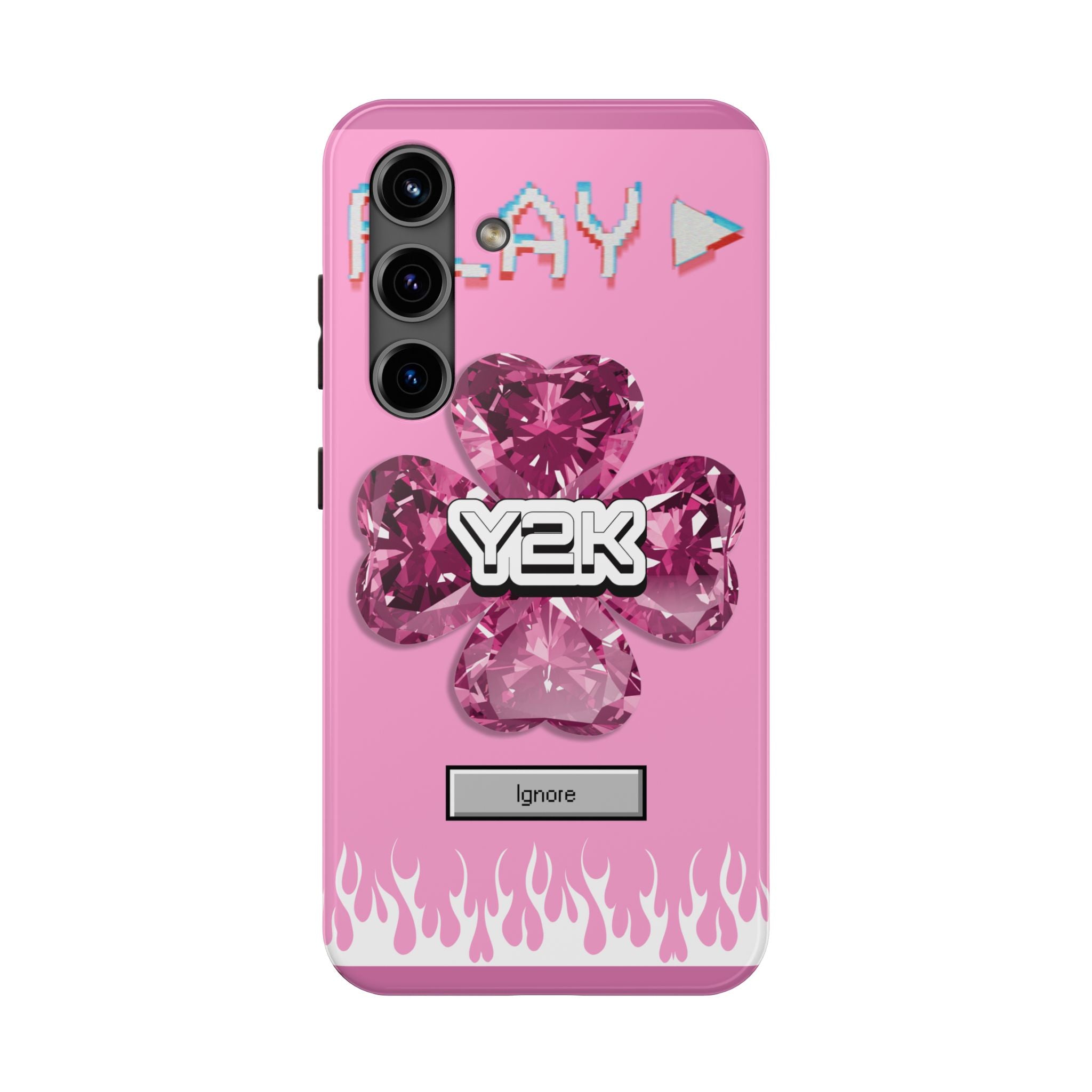 Y2K Play Ignore Sweet Pink Phone Case 💗📱