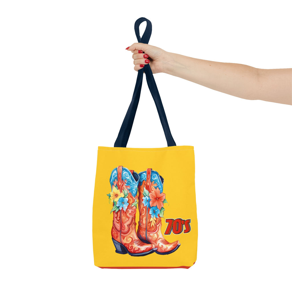 👢🌸 70s Boots Tote Bag 🌼✨