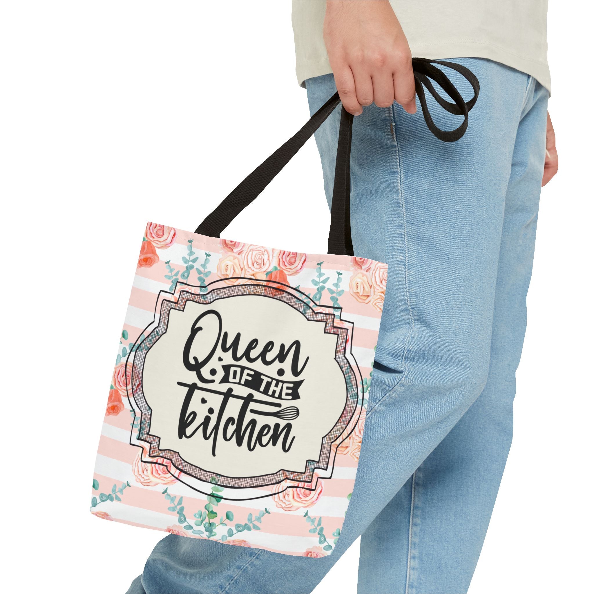 👑🍰 50s Queen of the Kitchen Tote Bag 💖🌸