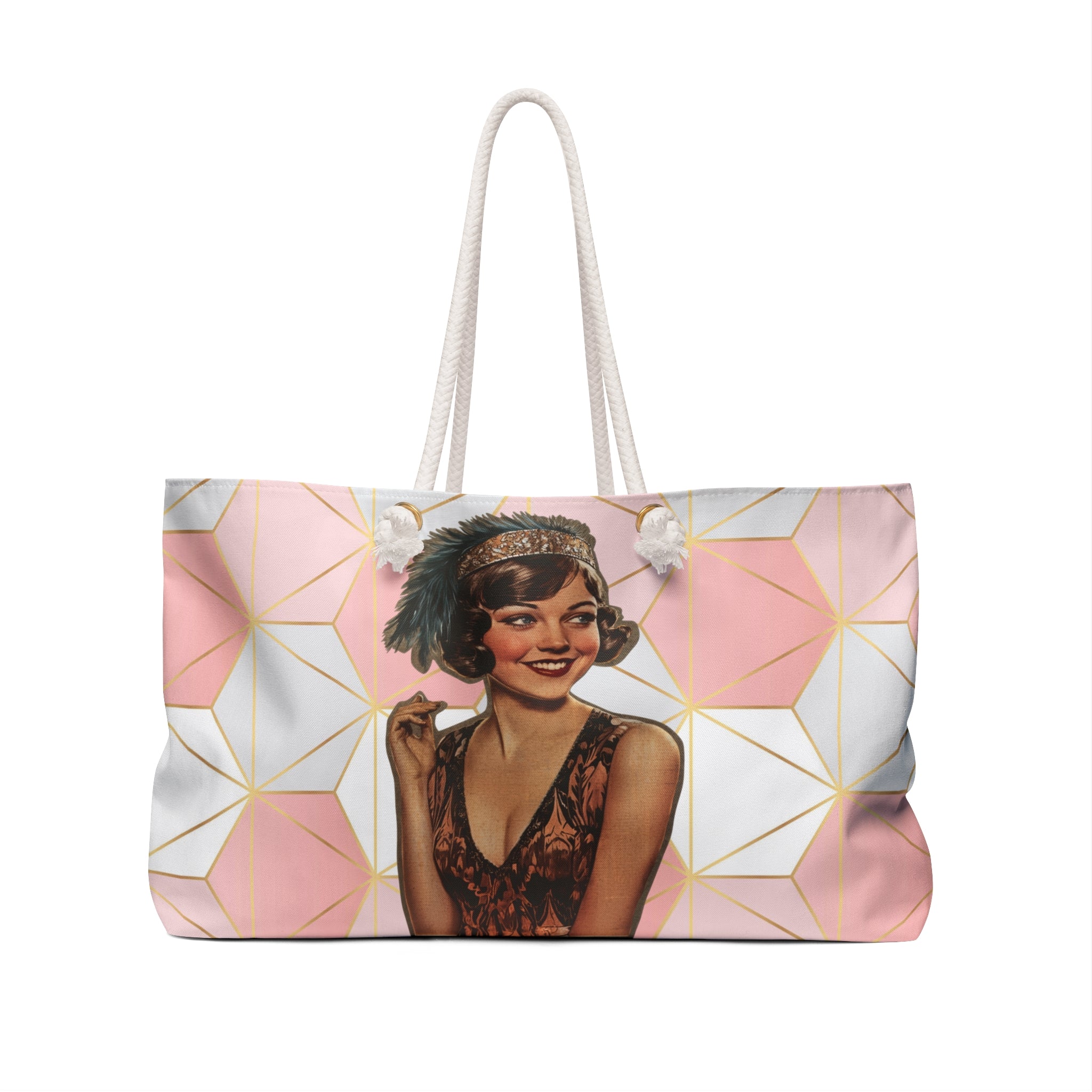 💃 Flapper Girl 50s Weekender Bag ✨