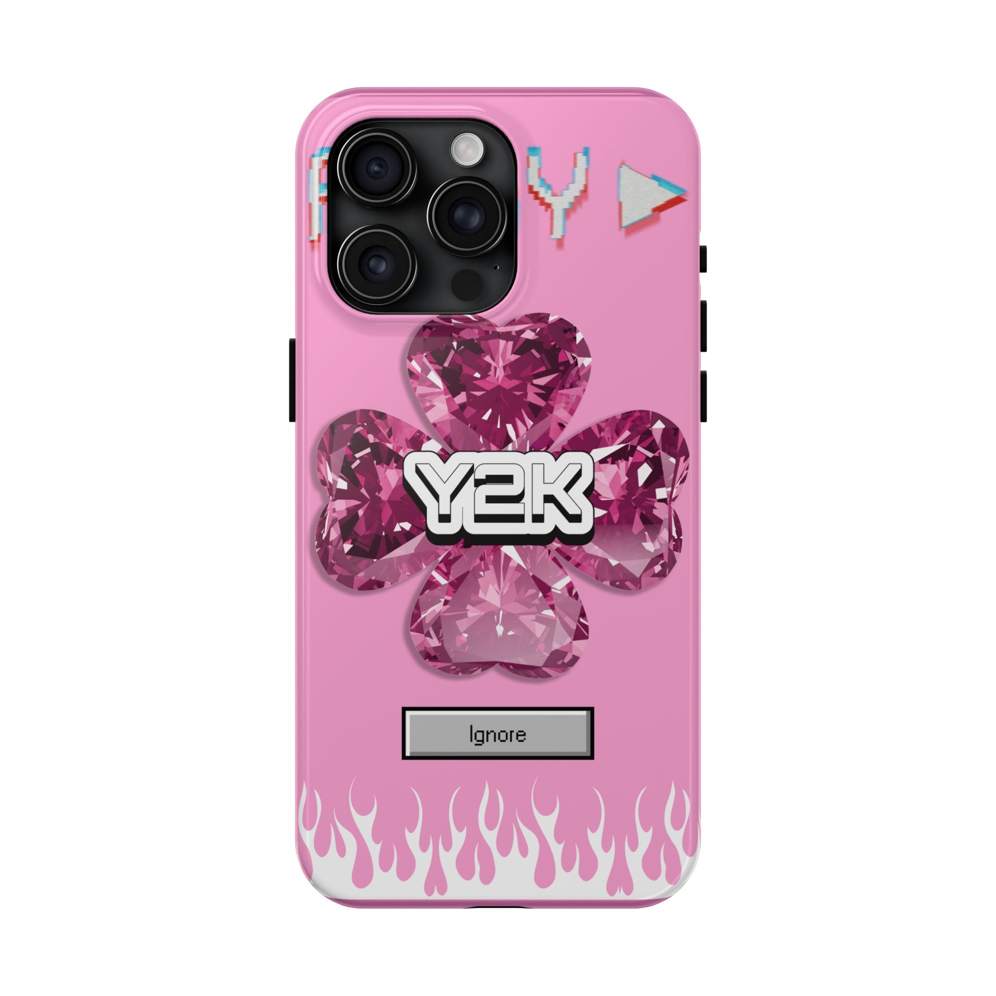 Y2K Play Ignore Sweet Pink Phone Case 💗📱